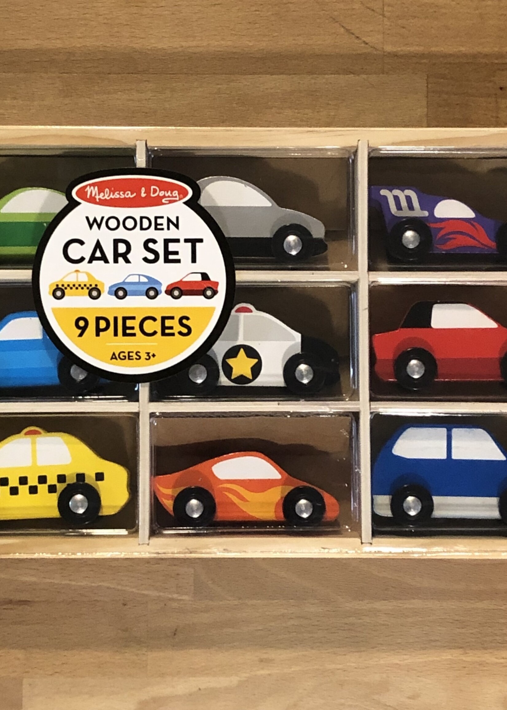 Melissa & Doug Wooden Cars Set