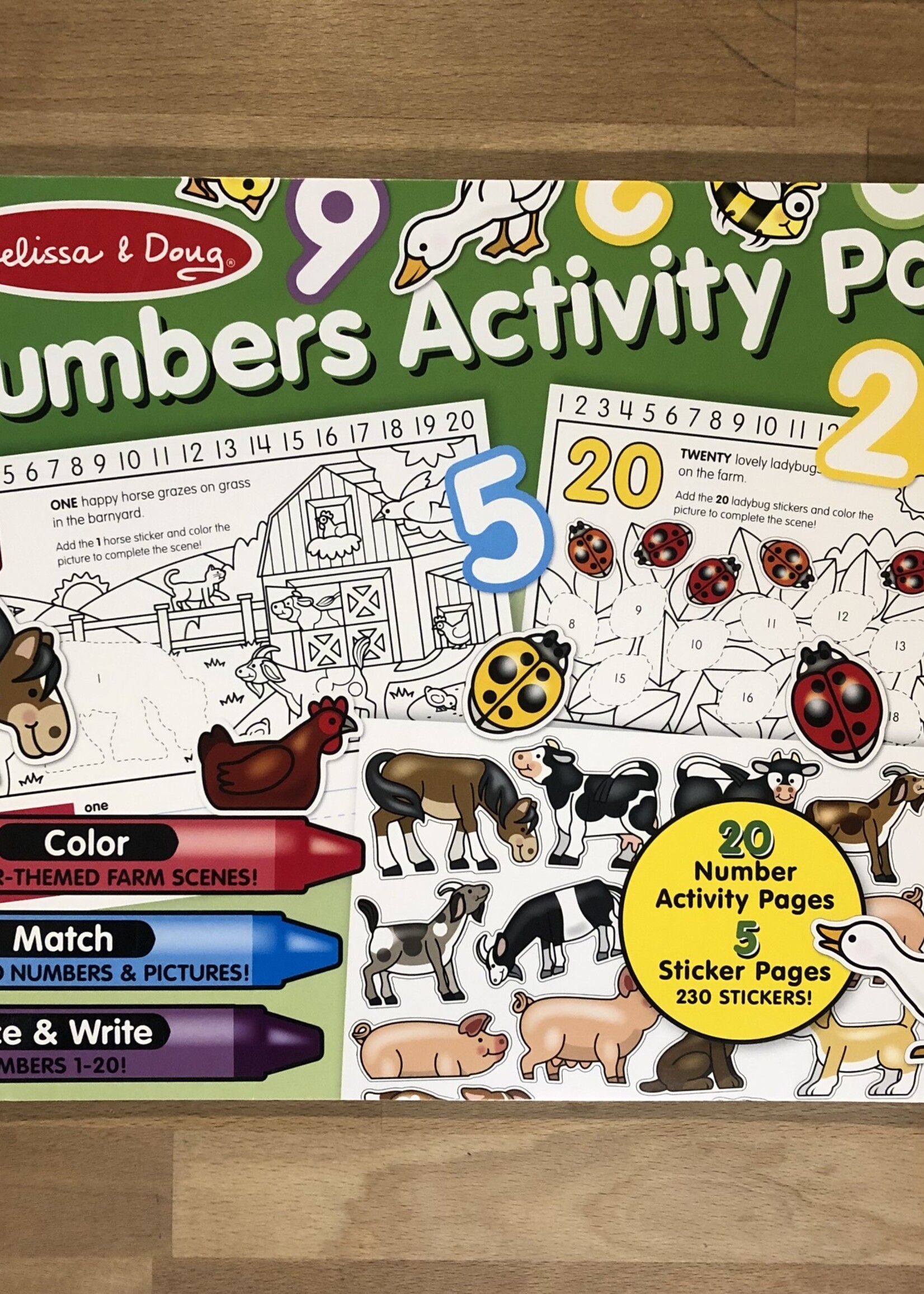 Melissa & Doug Numbers Activity Pad