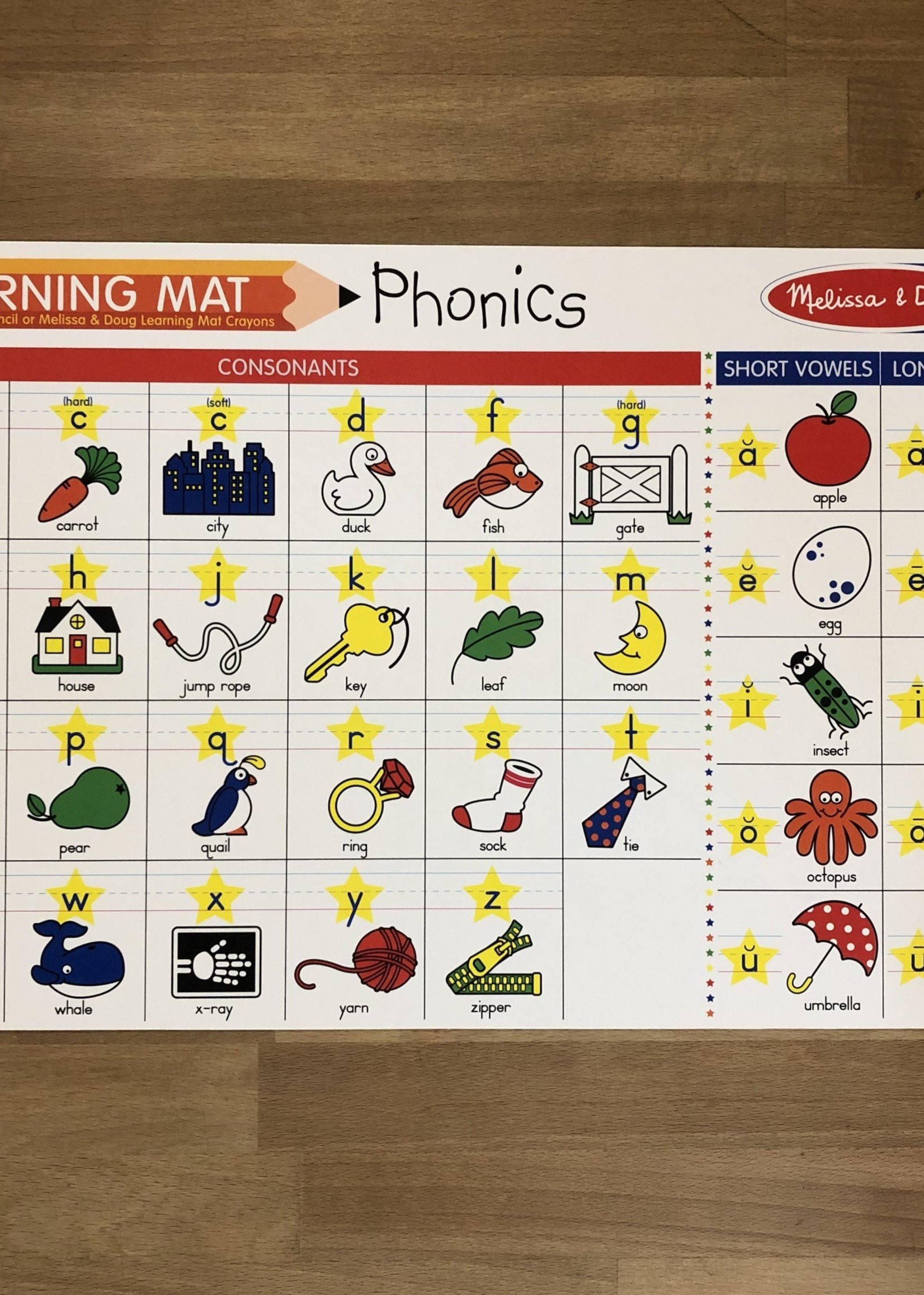 Melissa & Doug Learning Mat - Phonics