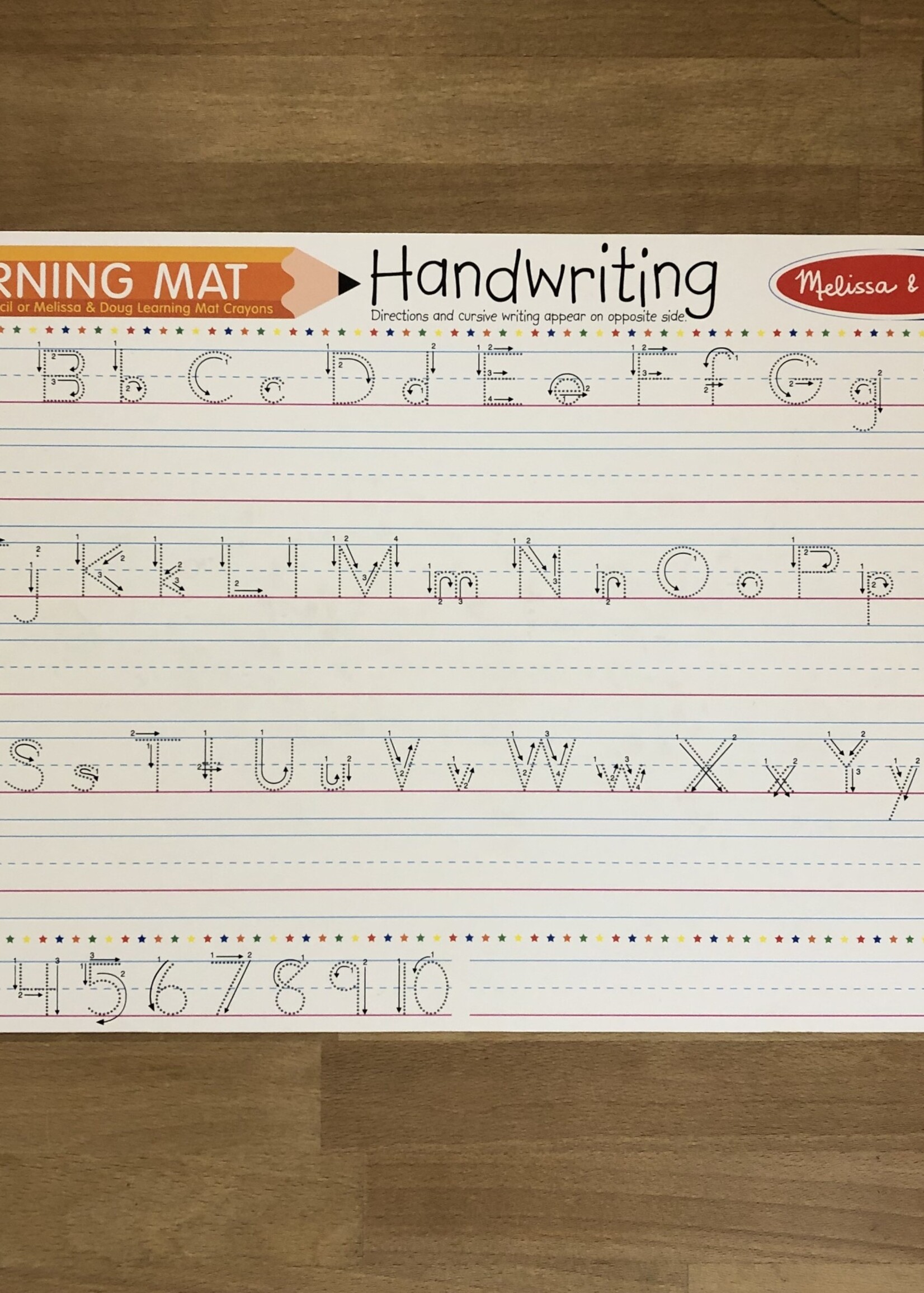 Melissa & Doug Learning Mat - Handwriting