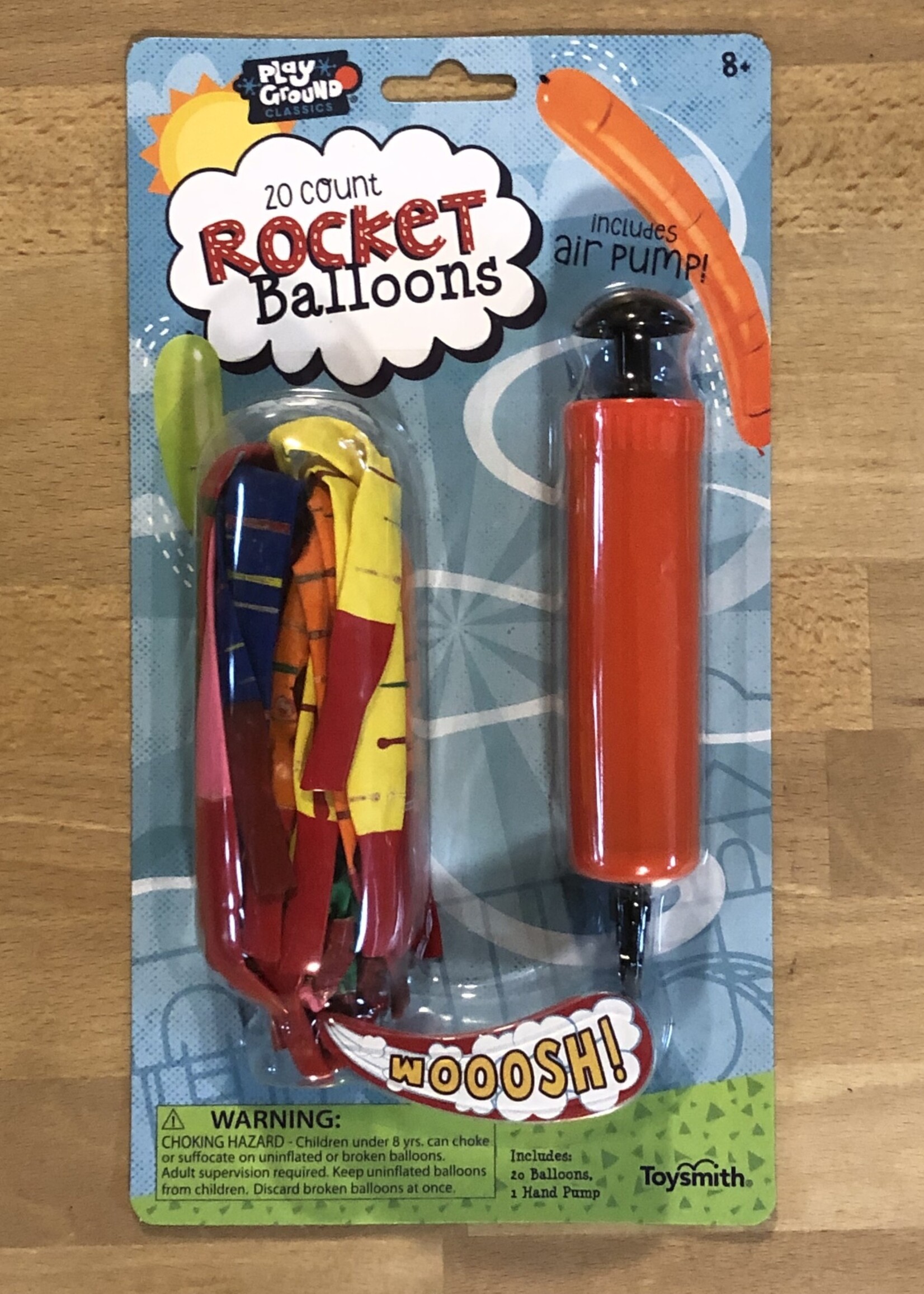 Toysmith 20 Rocket Balloons Set