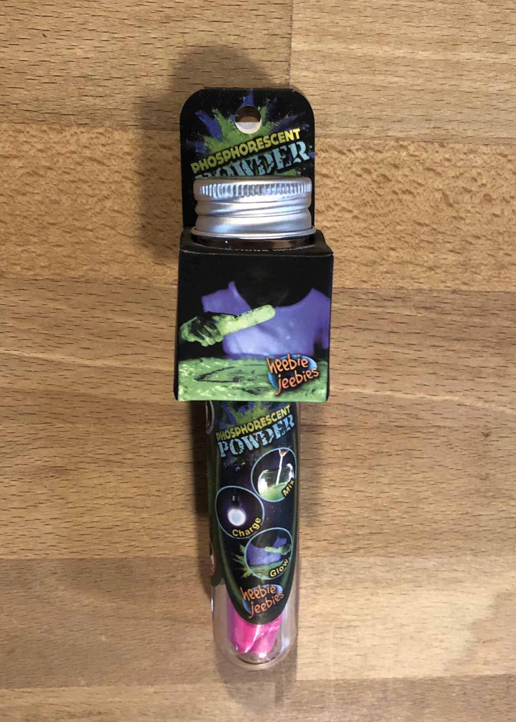 Heebie Jeebies Phosphorescent Powder Test