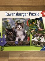 Puzzle - Tiger Kittens 3 x 49 Pc.