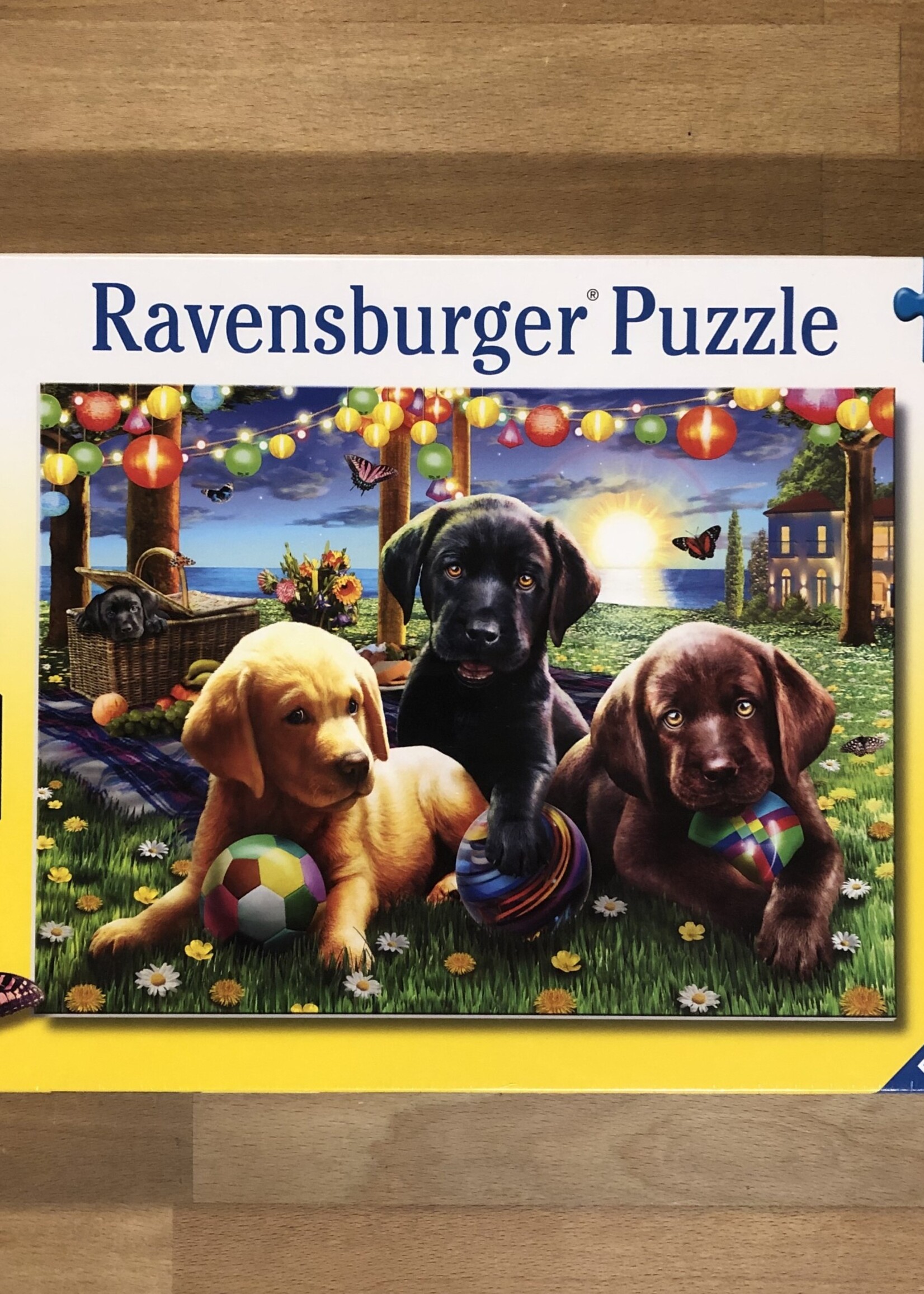 Ravensburger Puzzle - Puppy Picnic 100 Pc.