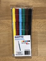 Giotto Water-Based Markers - 6-Pack