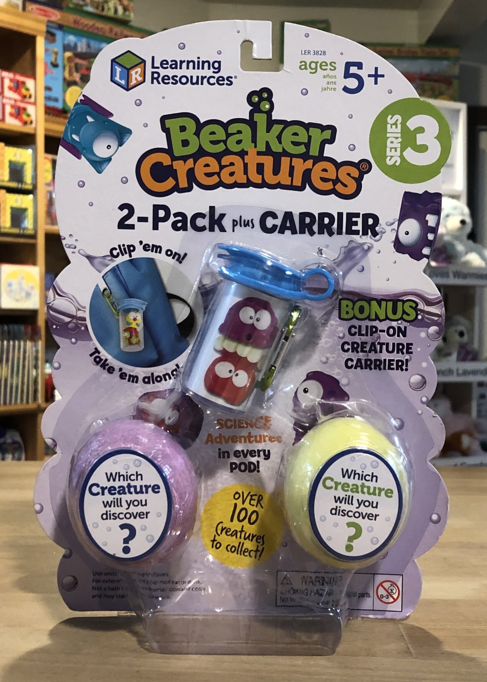 Beaker Creatures - 2 Pk. Plus Carrier