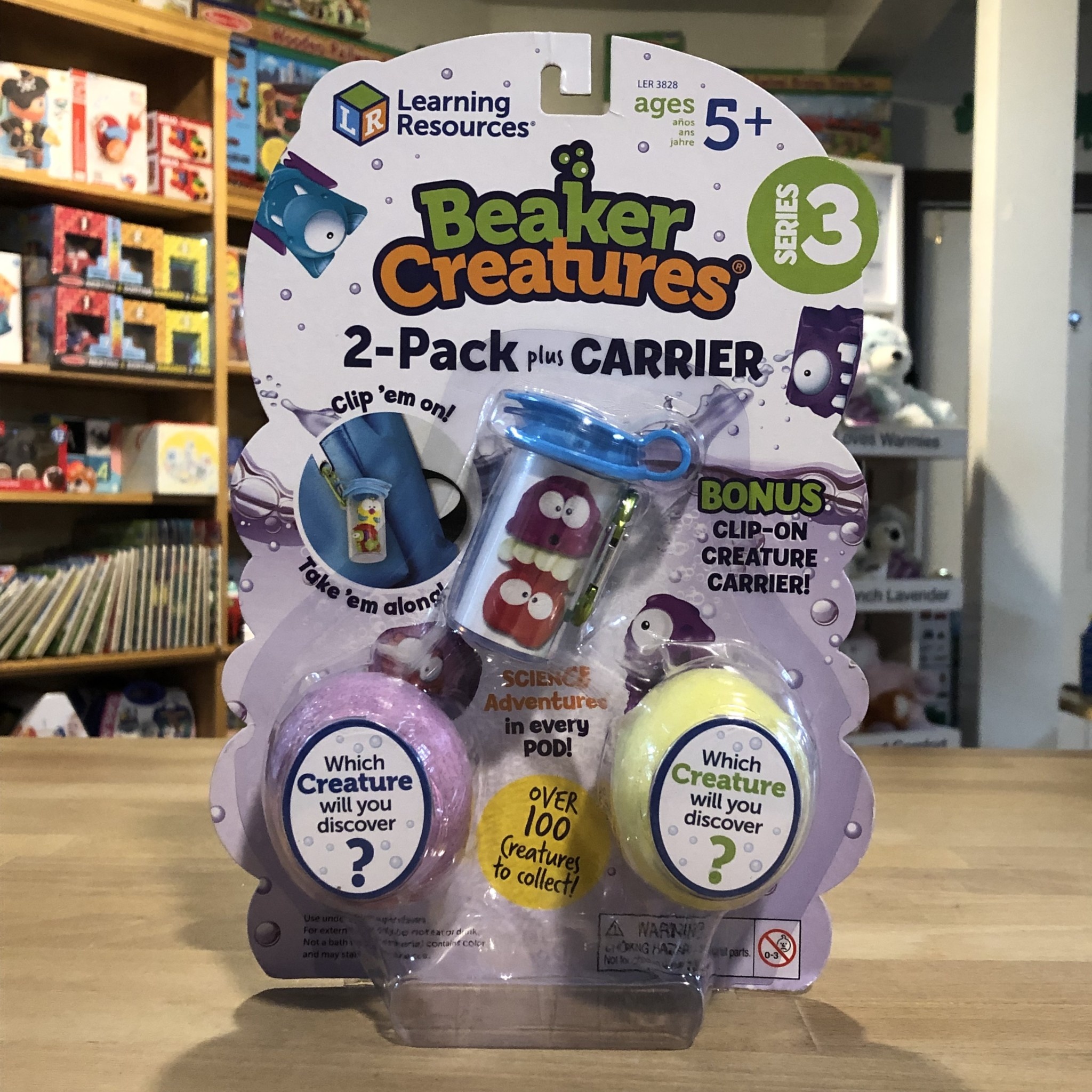 Beaker Creatures - 2 Pk. Plus Carrier - O'Toys