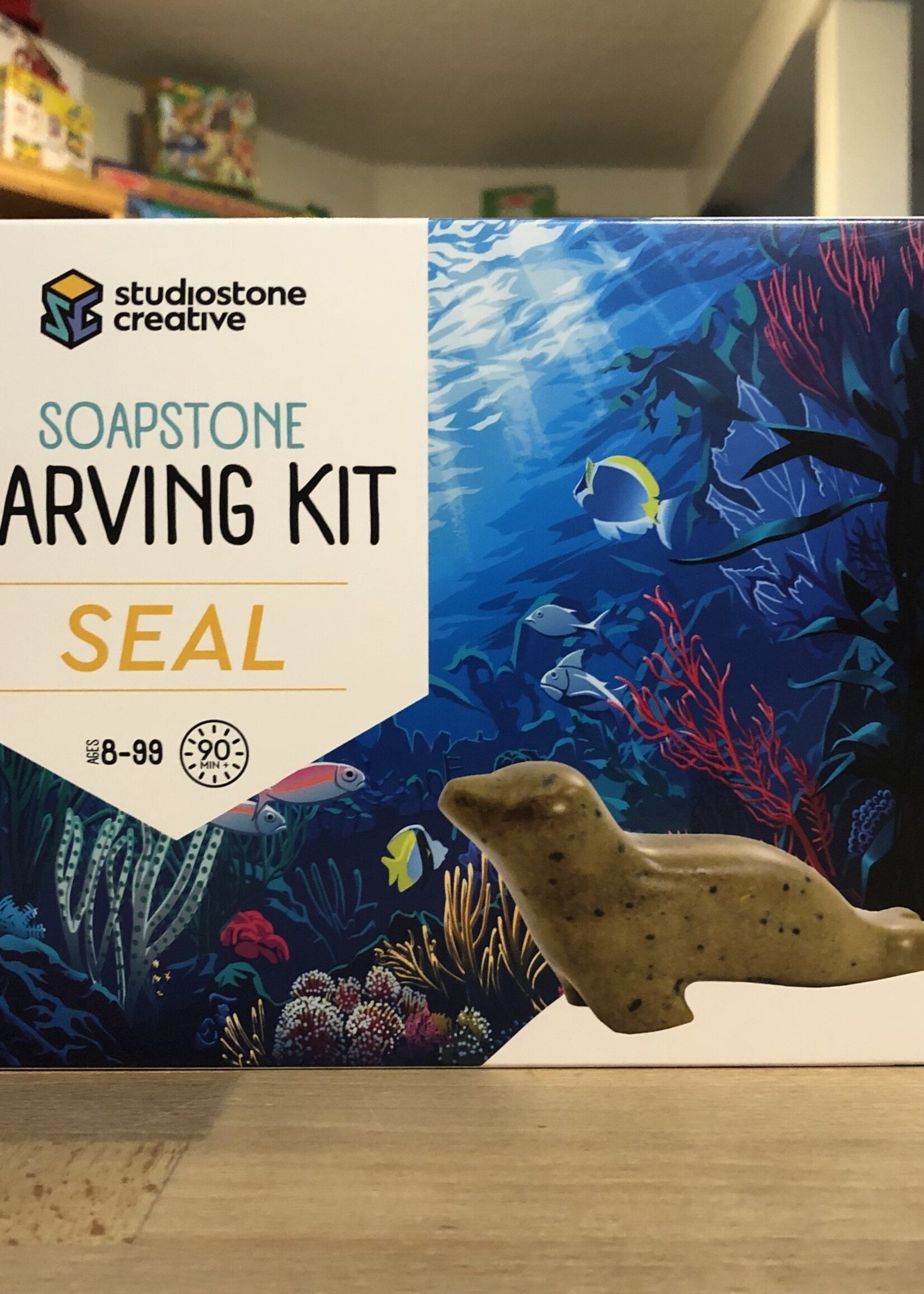 Soapstone Carving Kit - Seal