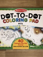 Melissa & Doug 123 Dot-to-Dot Coloring Pads - Pets