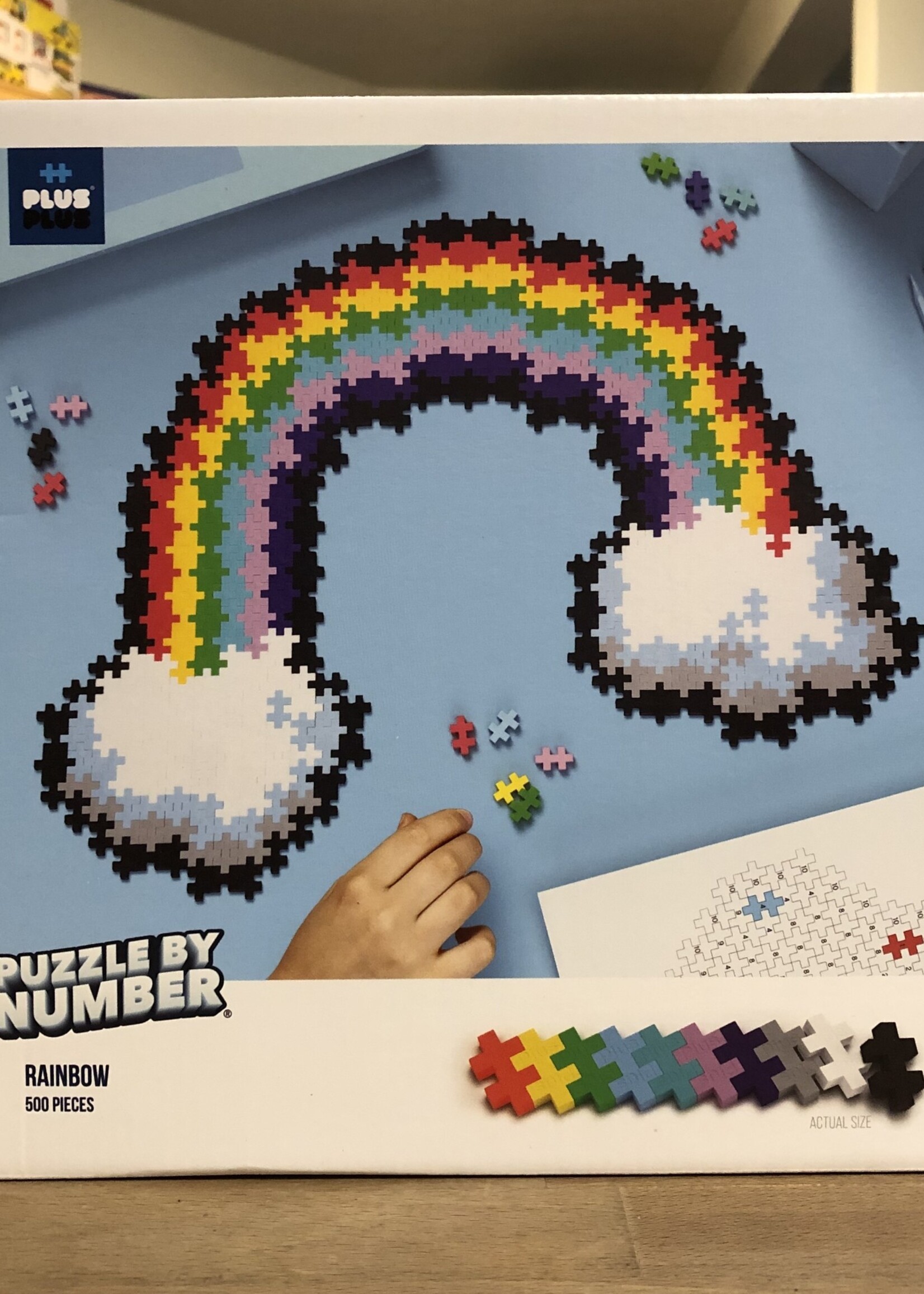 Plus-Plus Puzzle by Number - 500 Pc. Rainbow