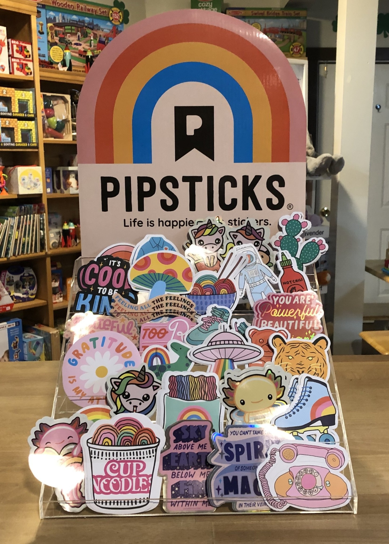 Pipsticks Vinyl Stickers