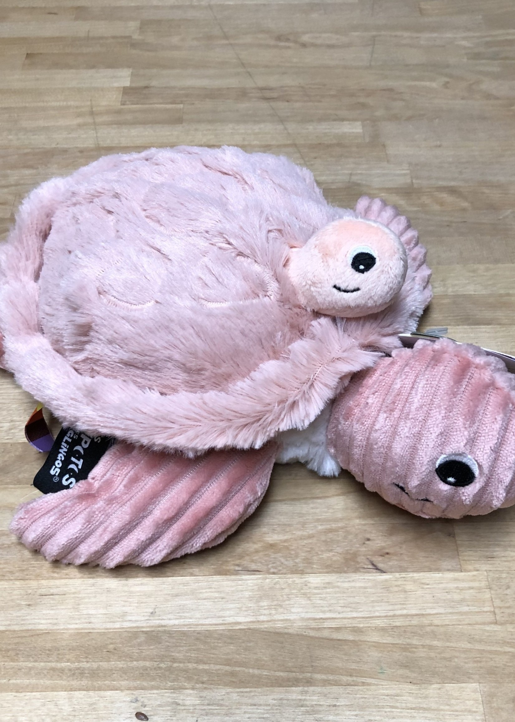 Deslingos Stuffy - Pink Mama/Baby Turtle