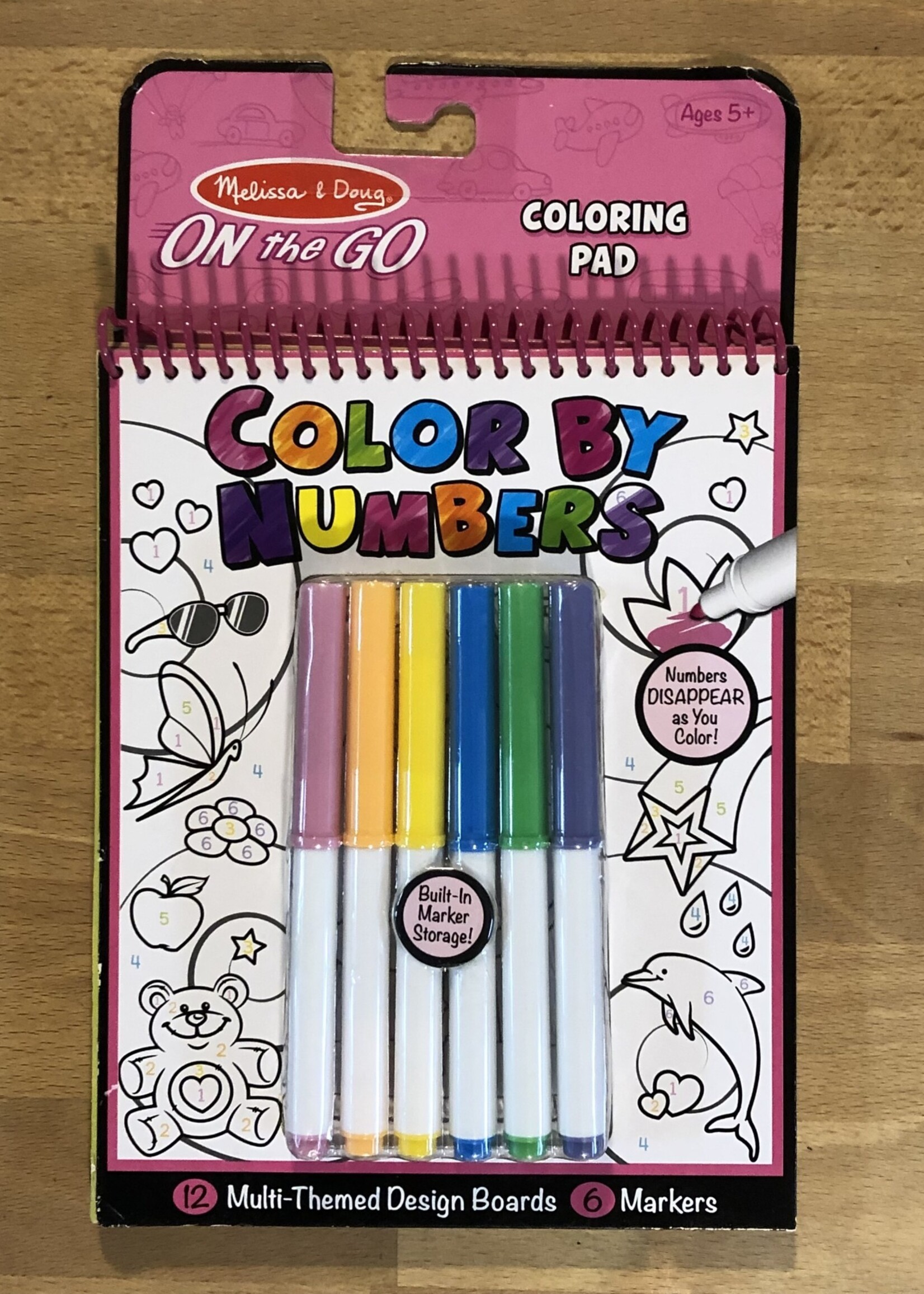 Melissa & Doug Color by Numbers - Pink
