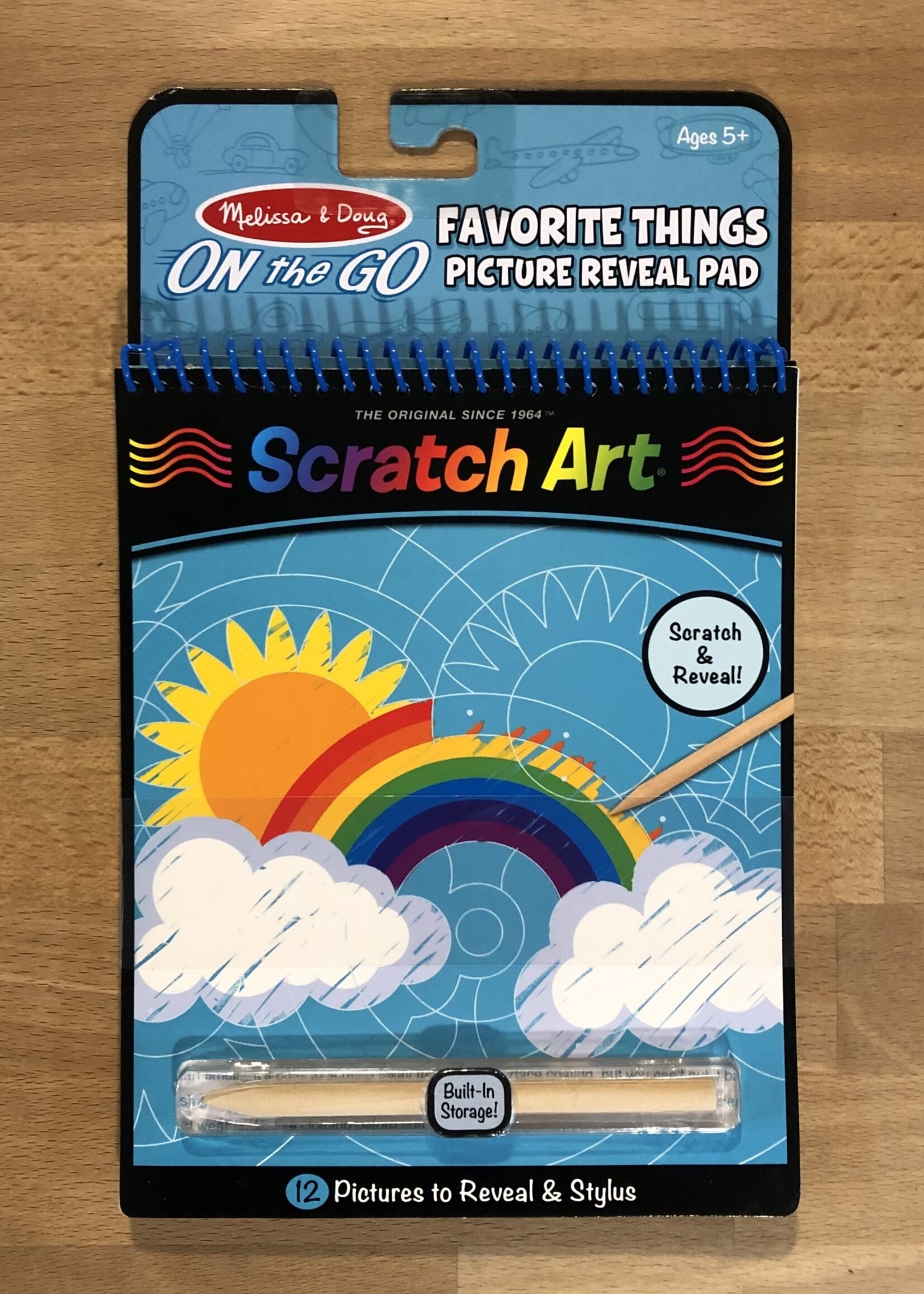Melissa & Doug Scratch Art - Favorite Things Hidden-Picture Pad