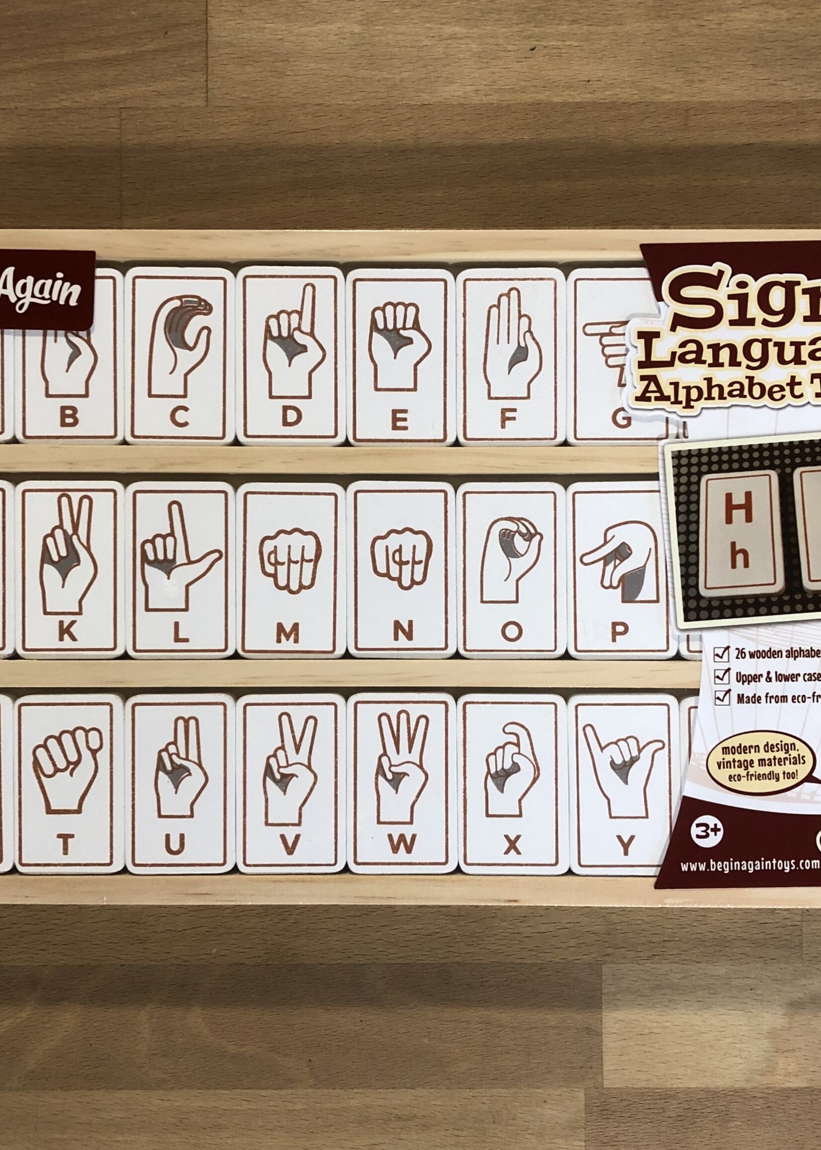 Sign Language Alphabet Tiles