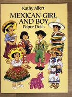 Book - Mexican Girl and Boy Paper Dolls