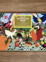 eeBoo Watercolor Pad - Woodland Rainbow