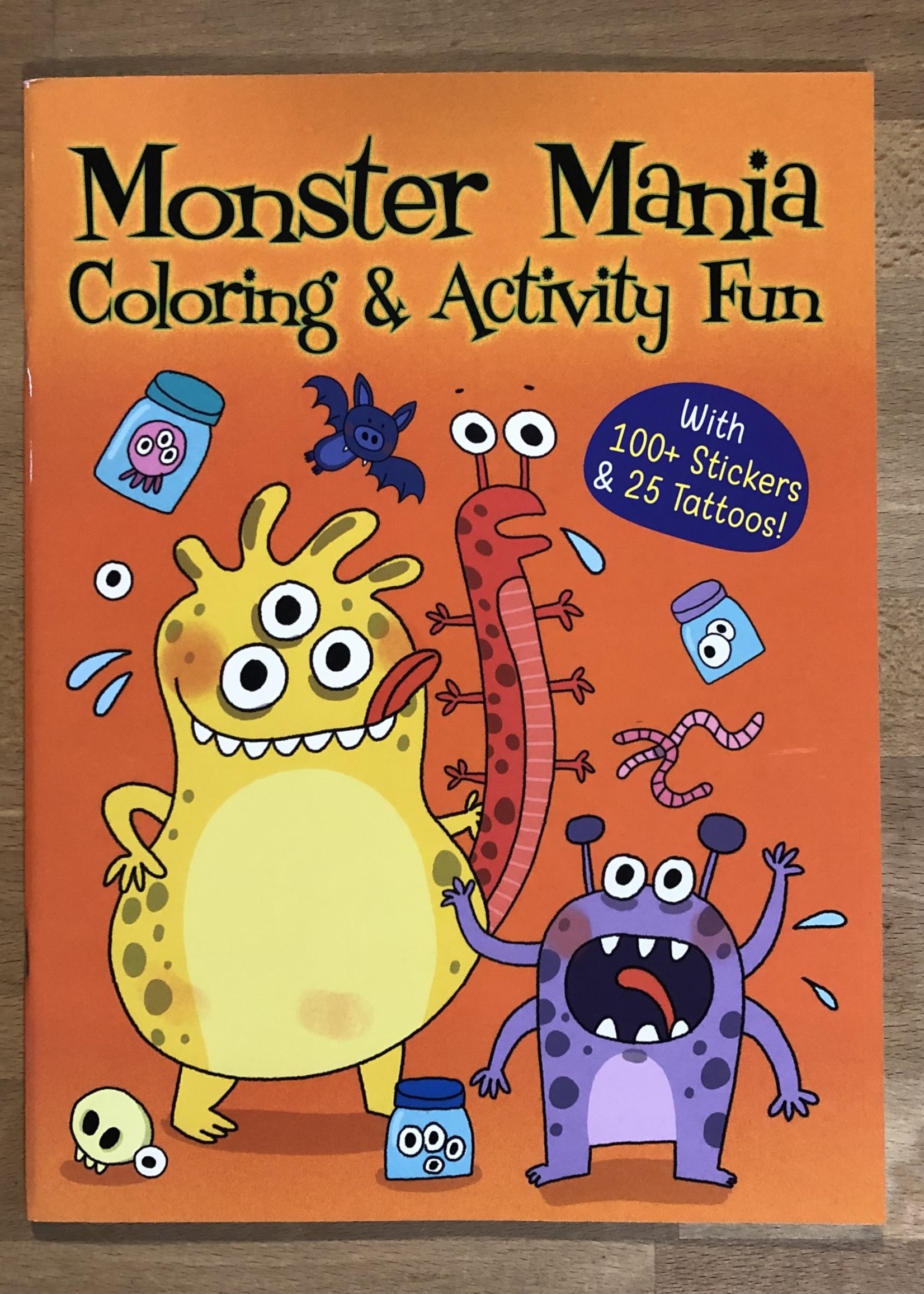 Coloring Book - Monster Mania Coloring & Activity Fun