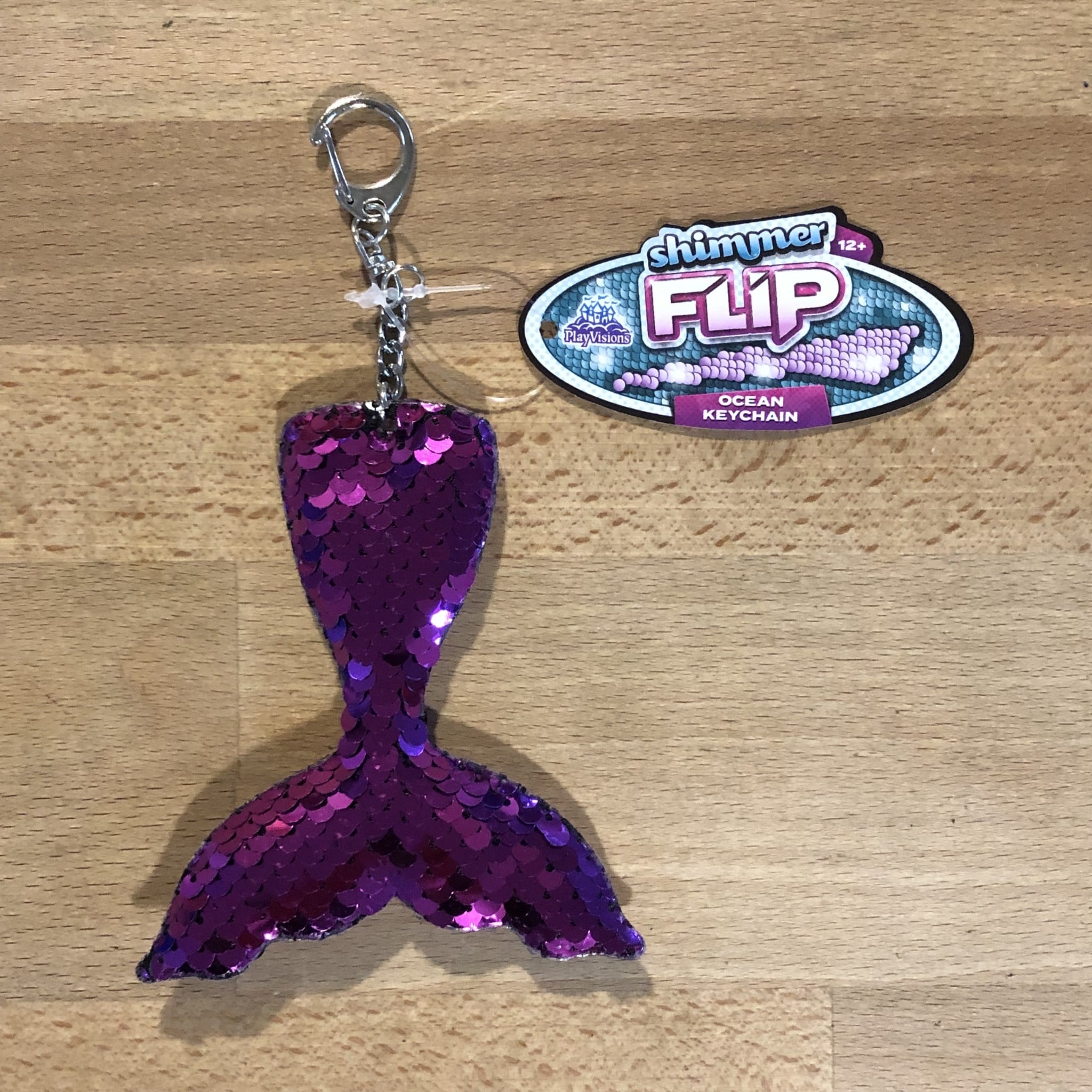 Keychain - Shimmer Flip Ocean