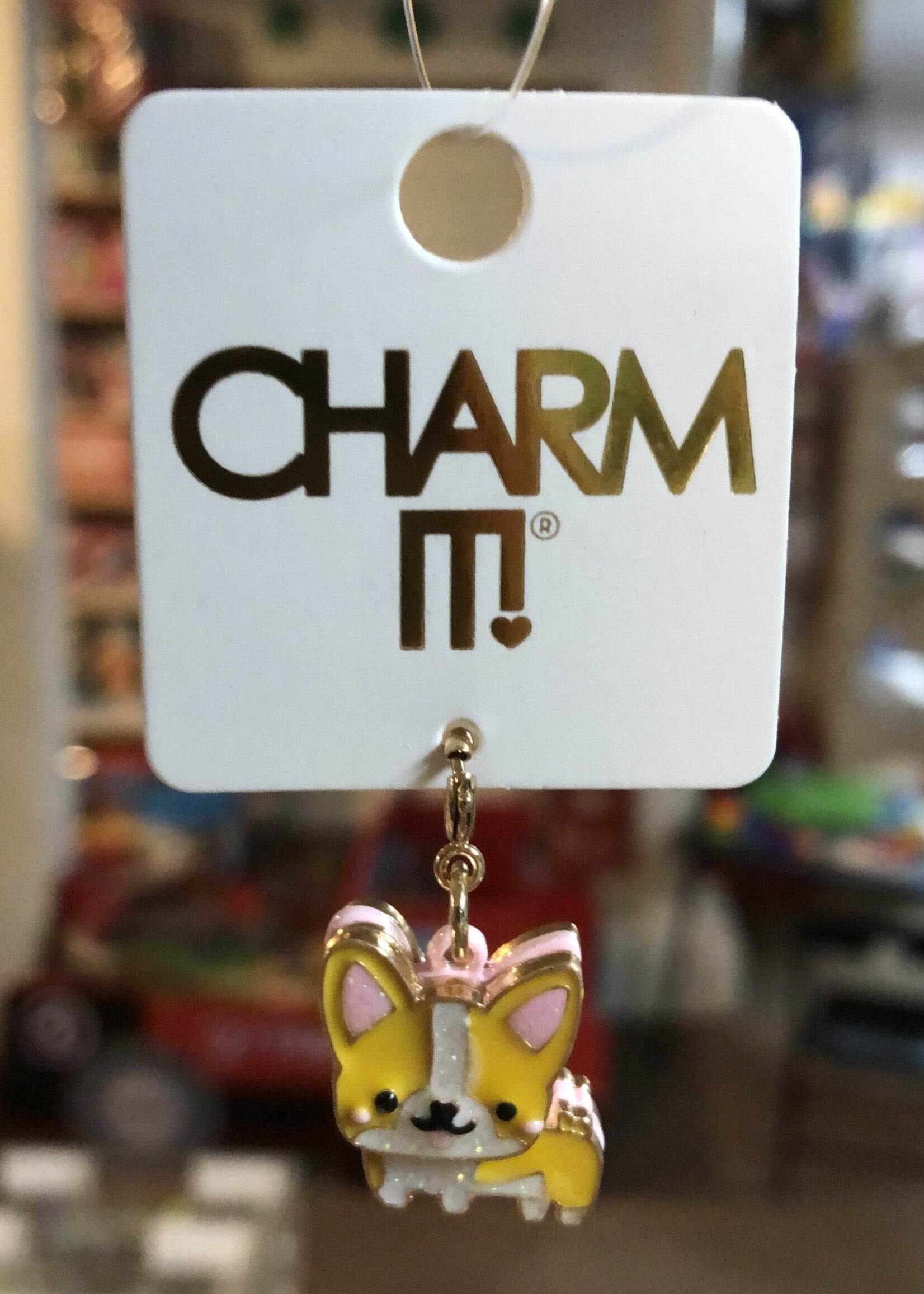 Charm It! Charm It! - Gold Corgi Charm