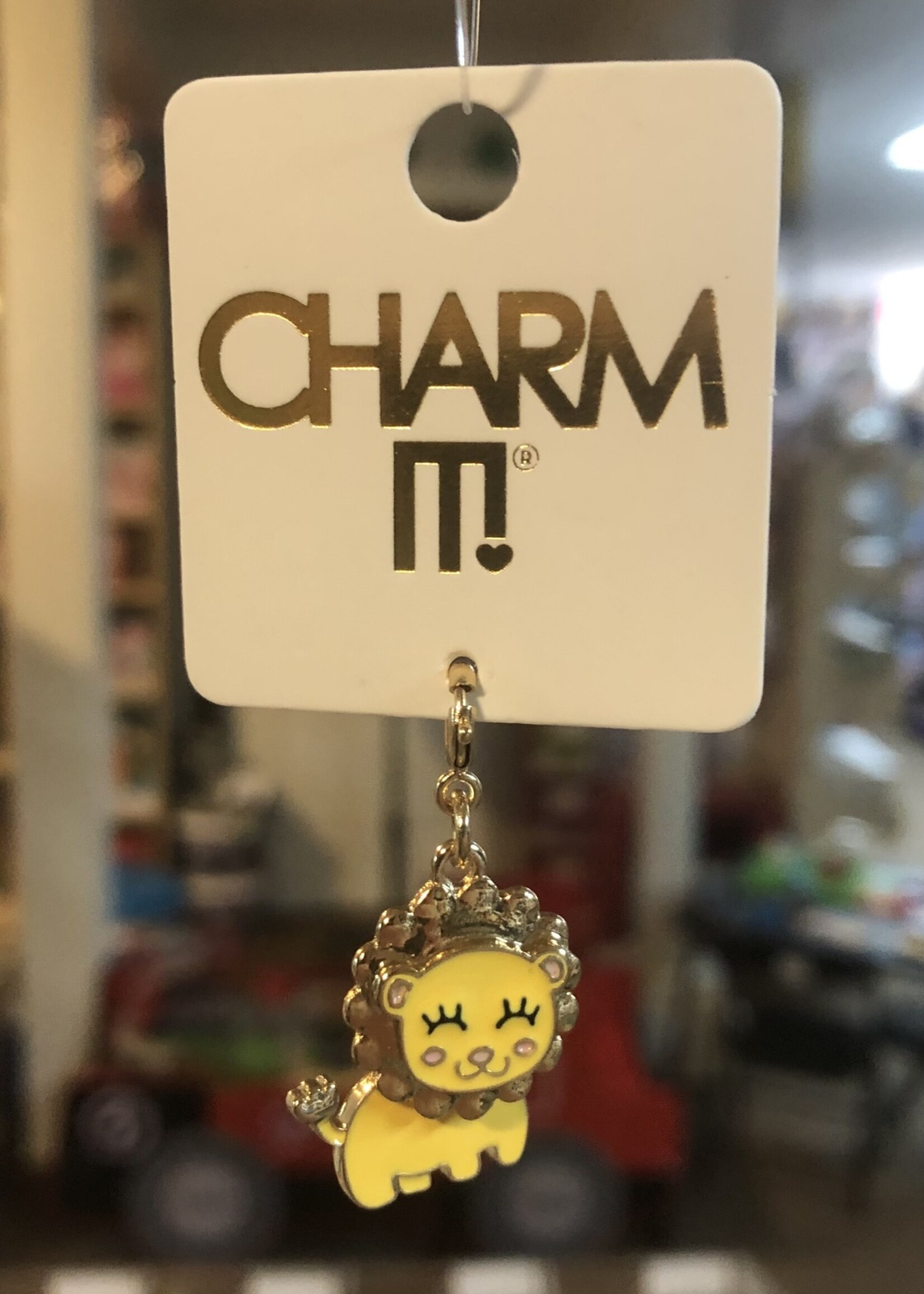 Charm It Charm It! - Gold Swivel Lion Charm