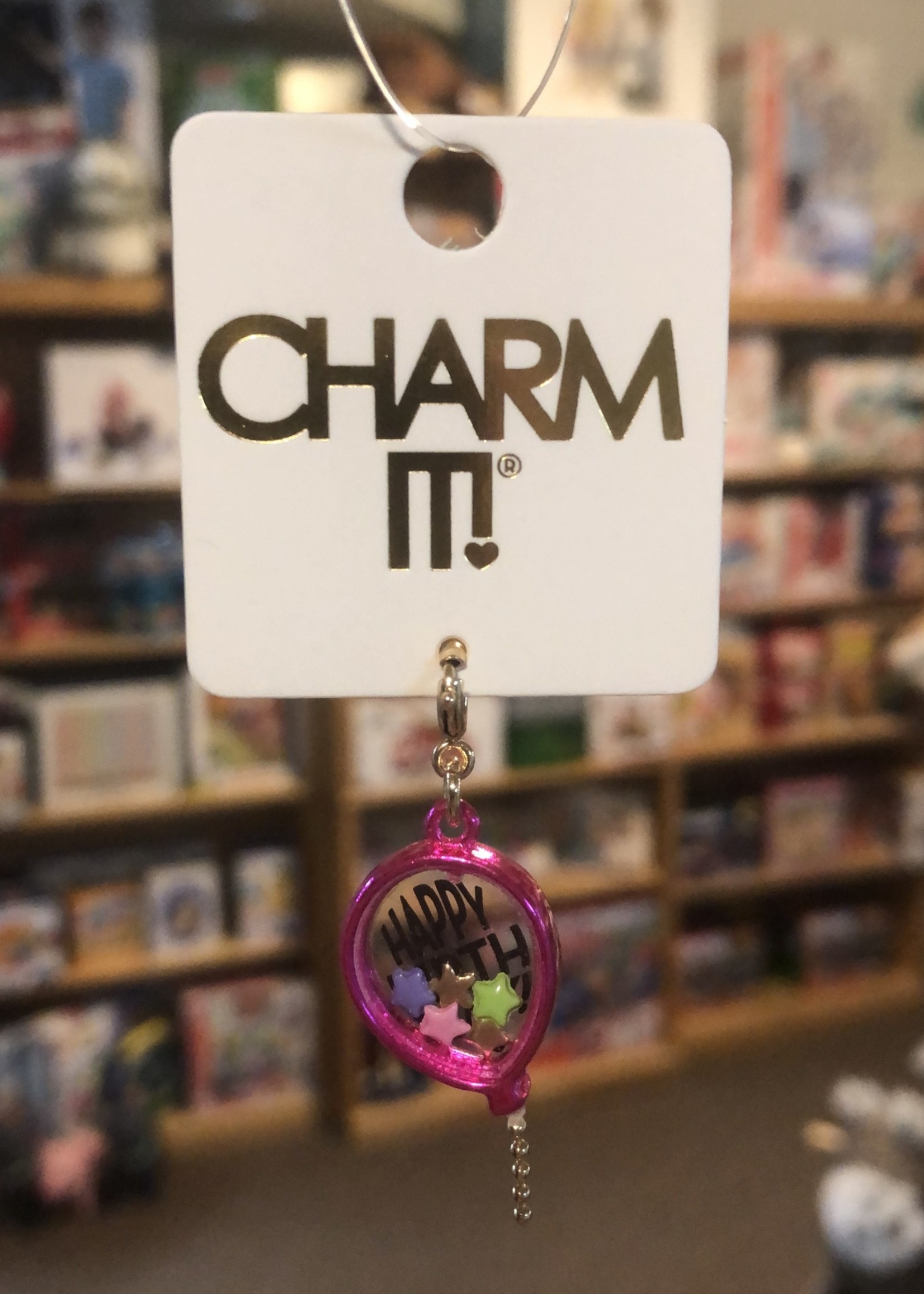 Charm It! Charm It! - Gold Birthday Balloon Shaker