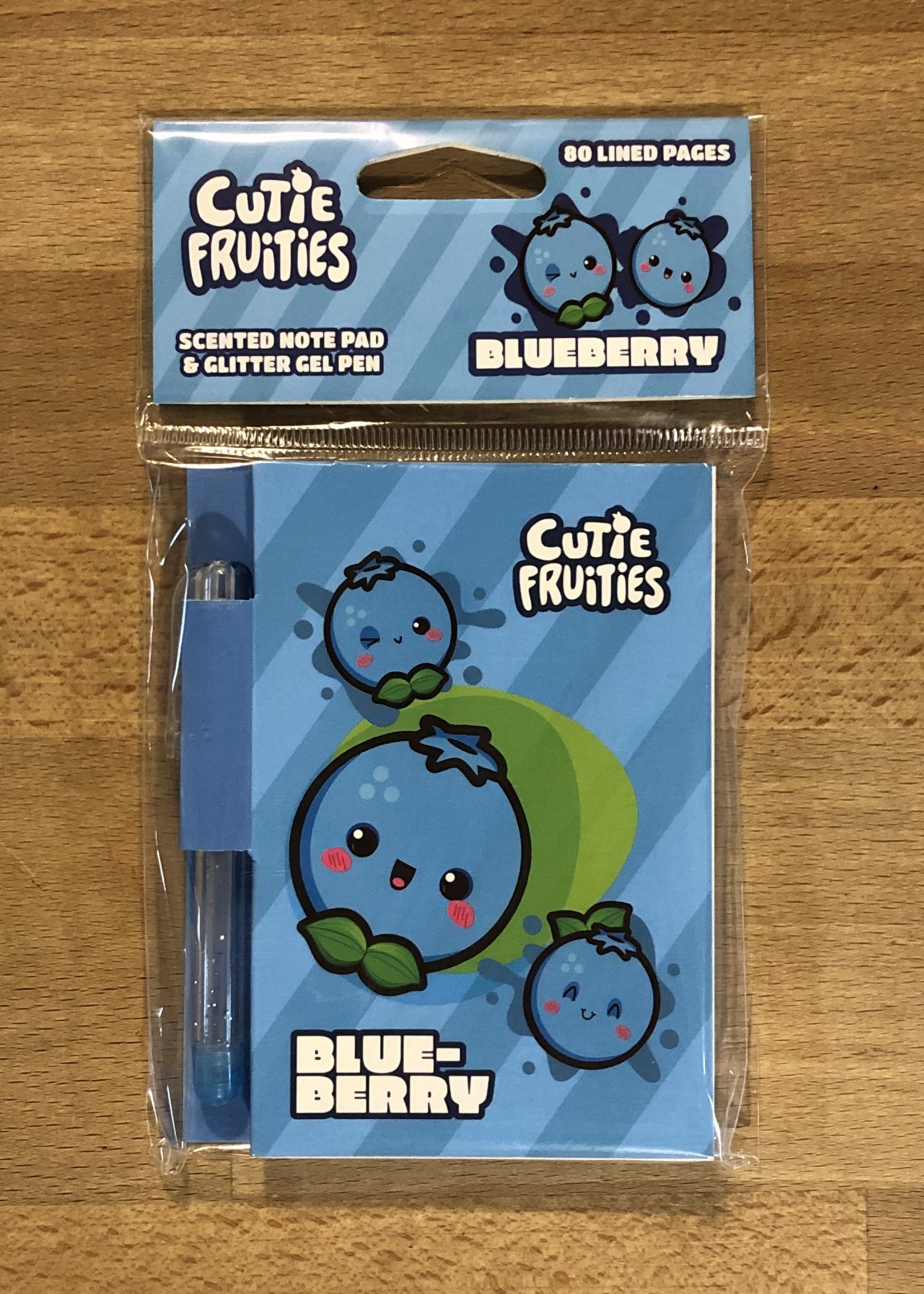 Cutie Fruities Notepad - Blueberry