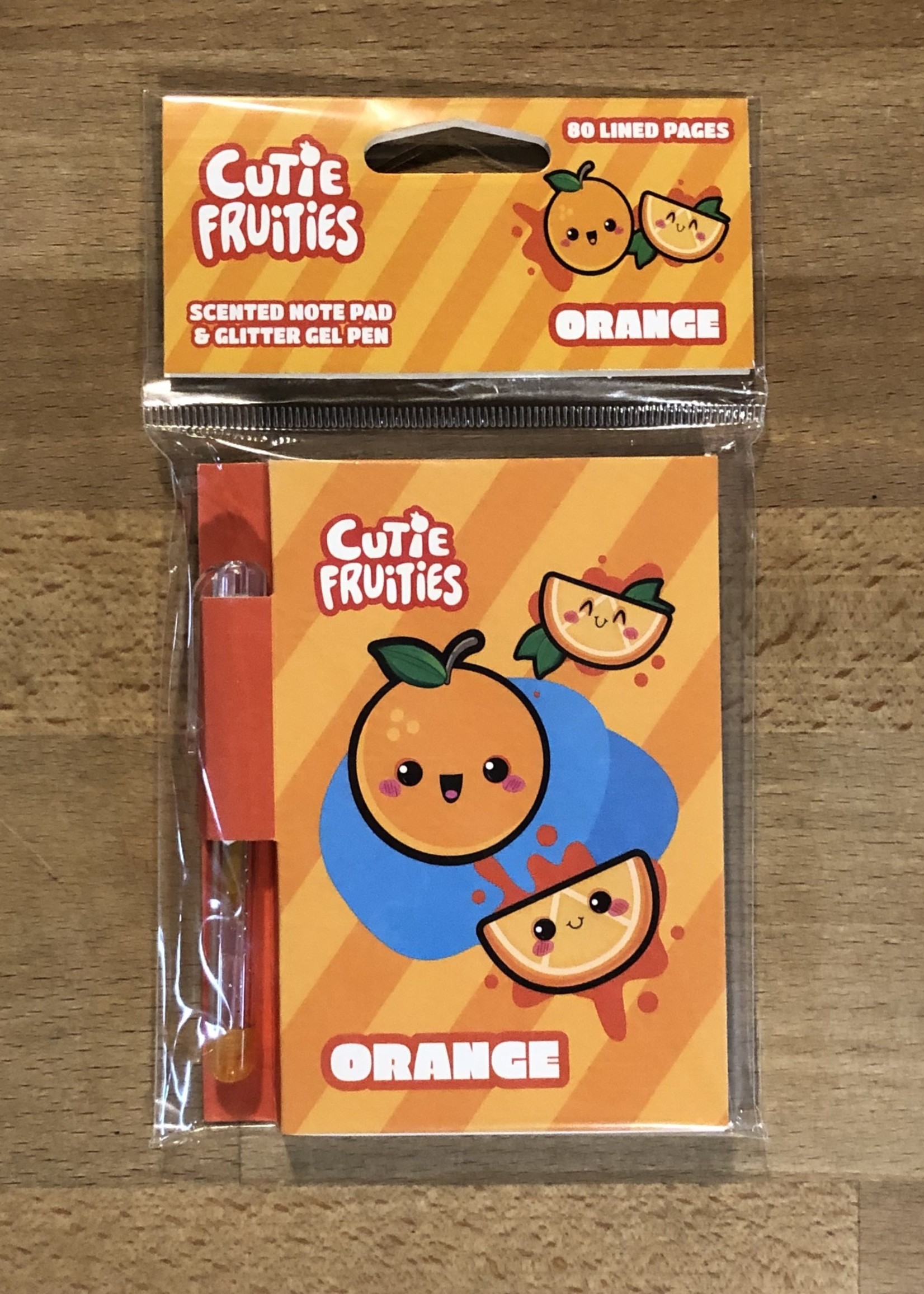 Cutie Fruities Notepad - Orange