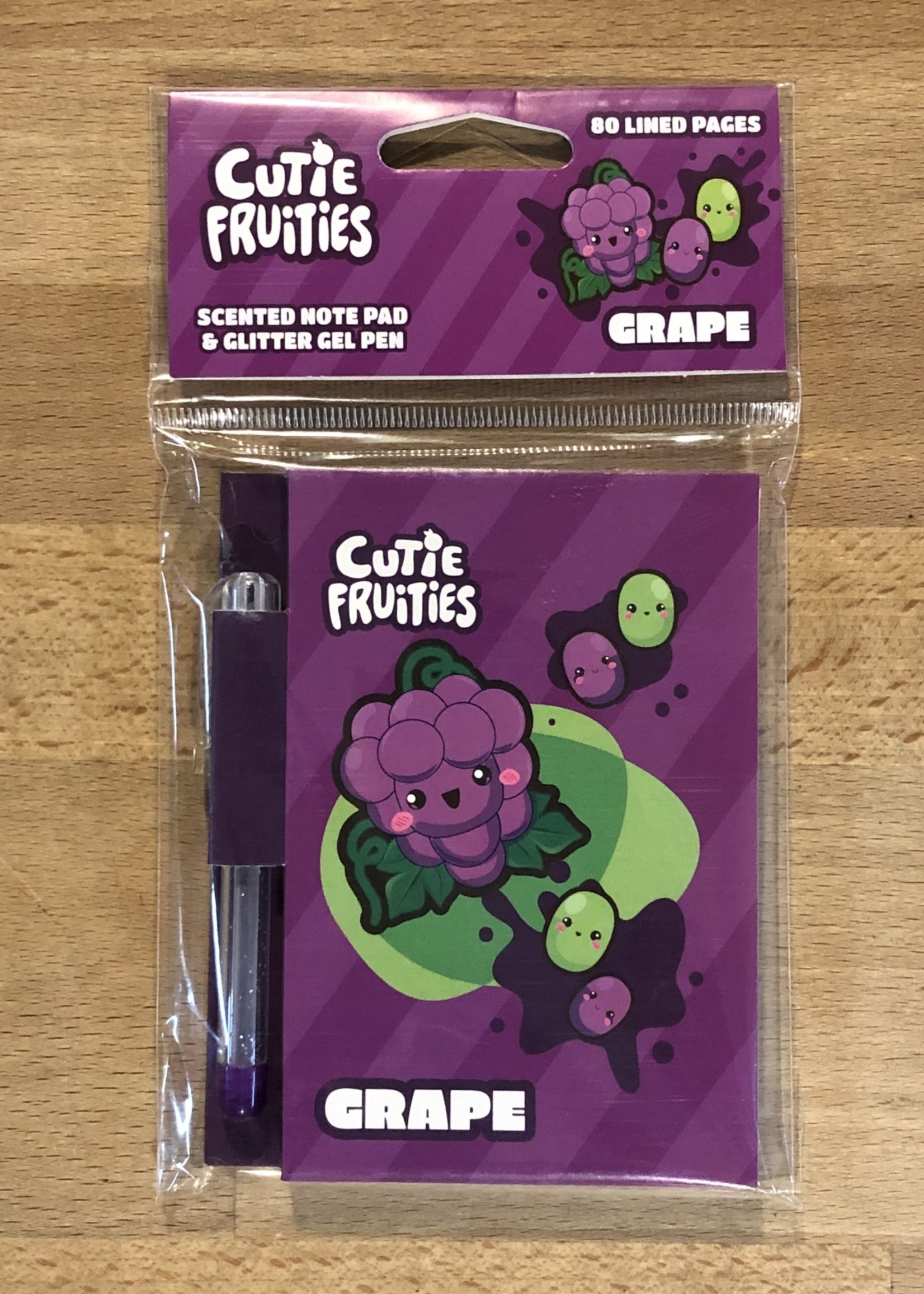 Cutie Fruities Notepad - Grape