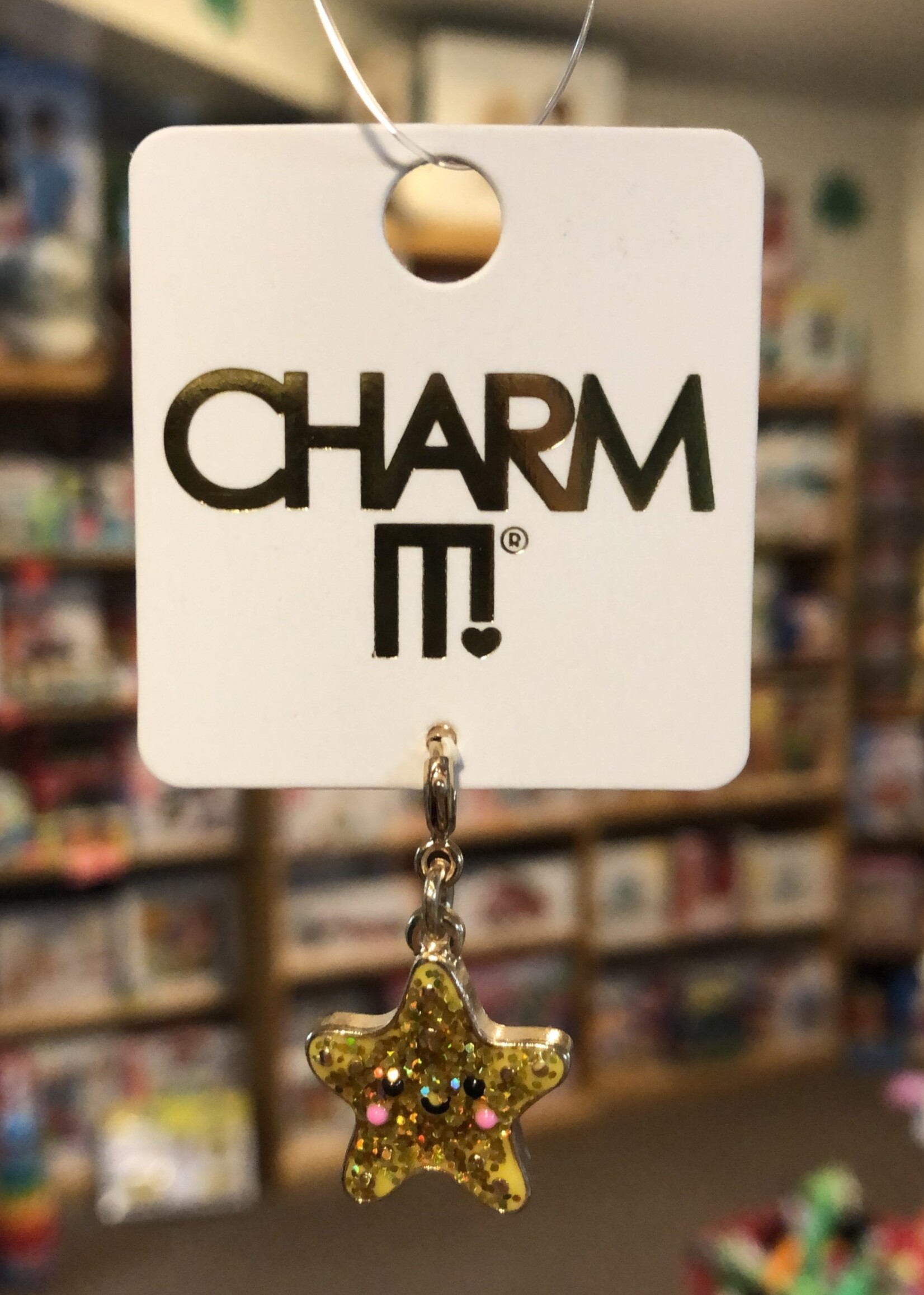 Charm It! - Gold Glitter Star