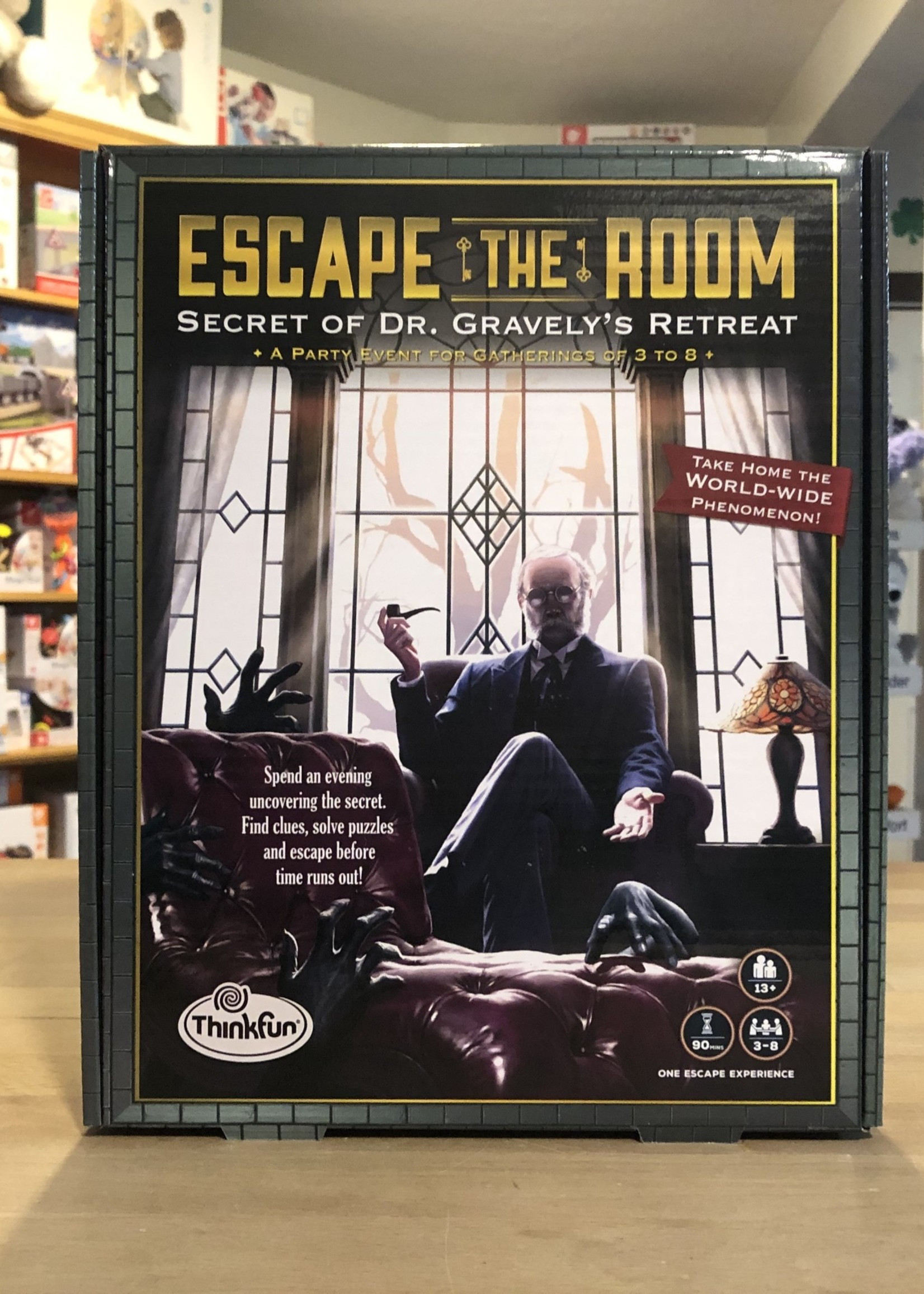 ThinkFun Game - Escape the Room: Secret of Dr. Gravely’s Retreat