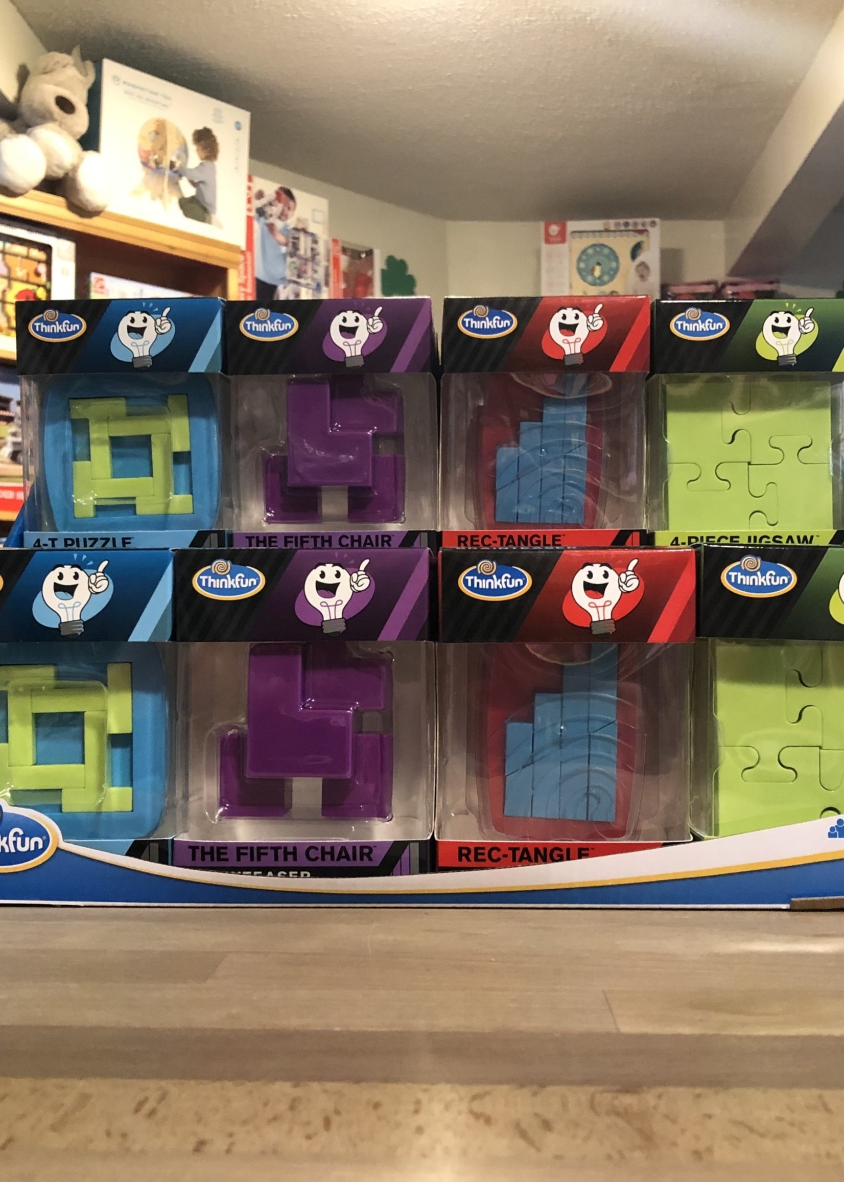 ThinkFun Puzzle - Pocket Brainteasers 4-T Puzzle