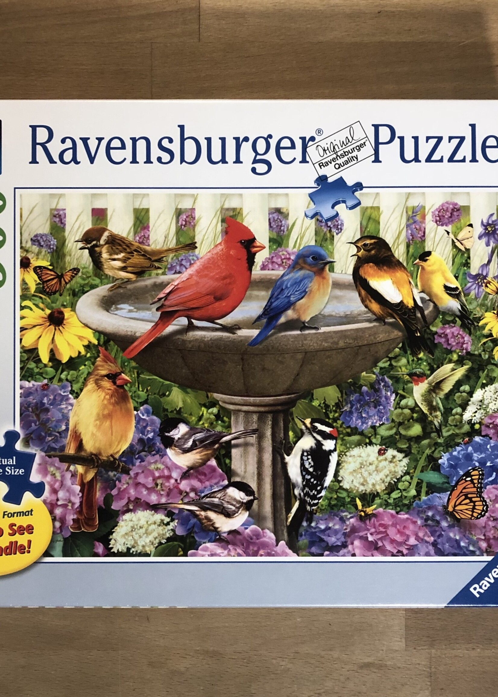 Ravensburger Puzzle - At the Birdbath 500 Pc.