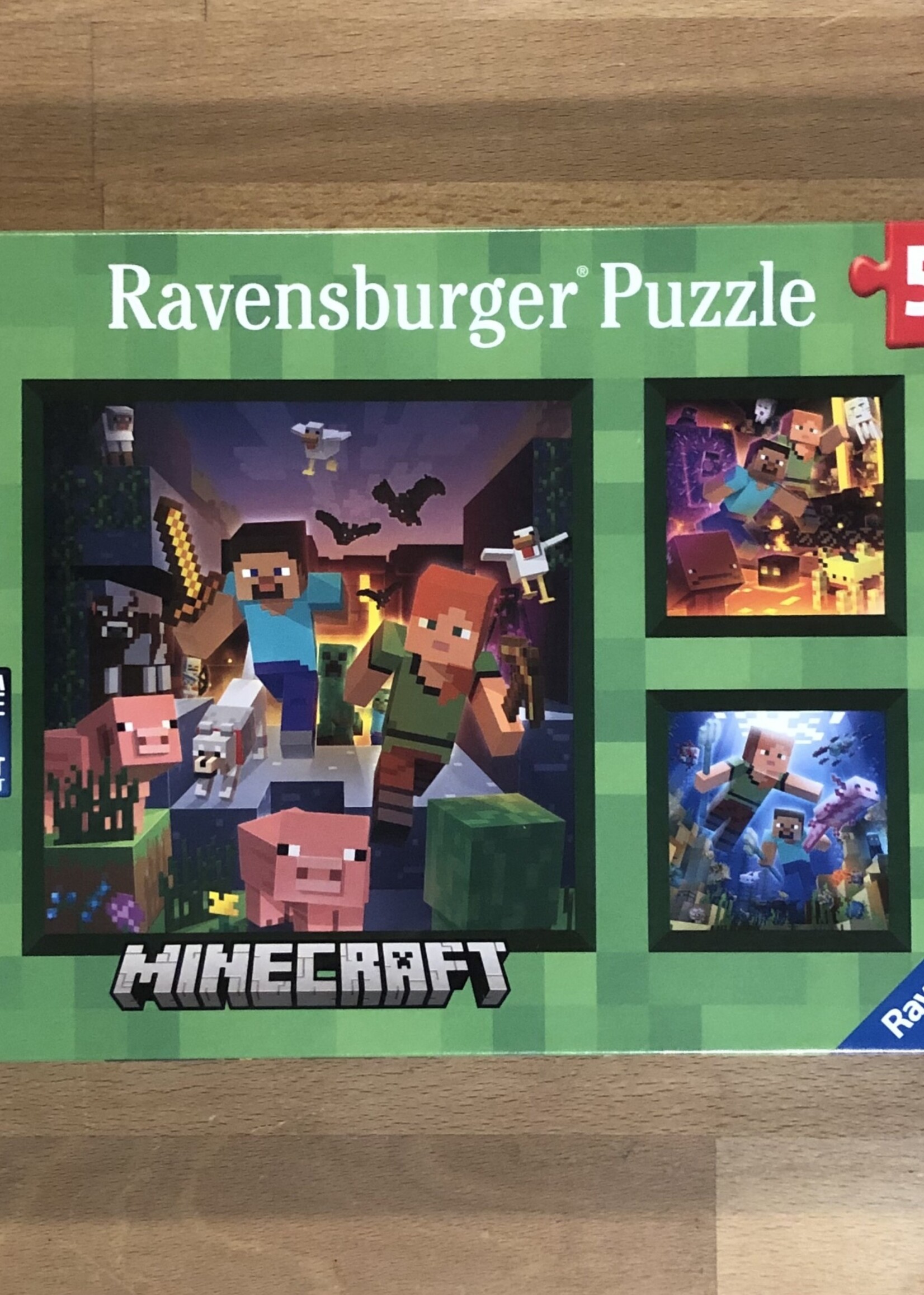 Ravensburger Puzzle - Minecraft Biomes 3 x 49 Pc.