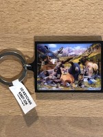 Colorado Collage Plastic Keychain