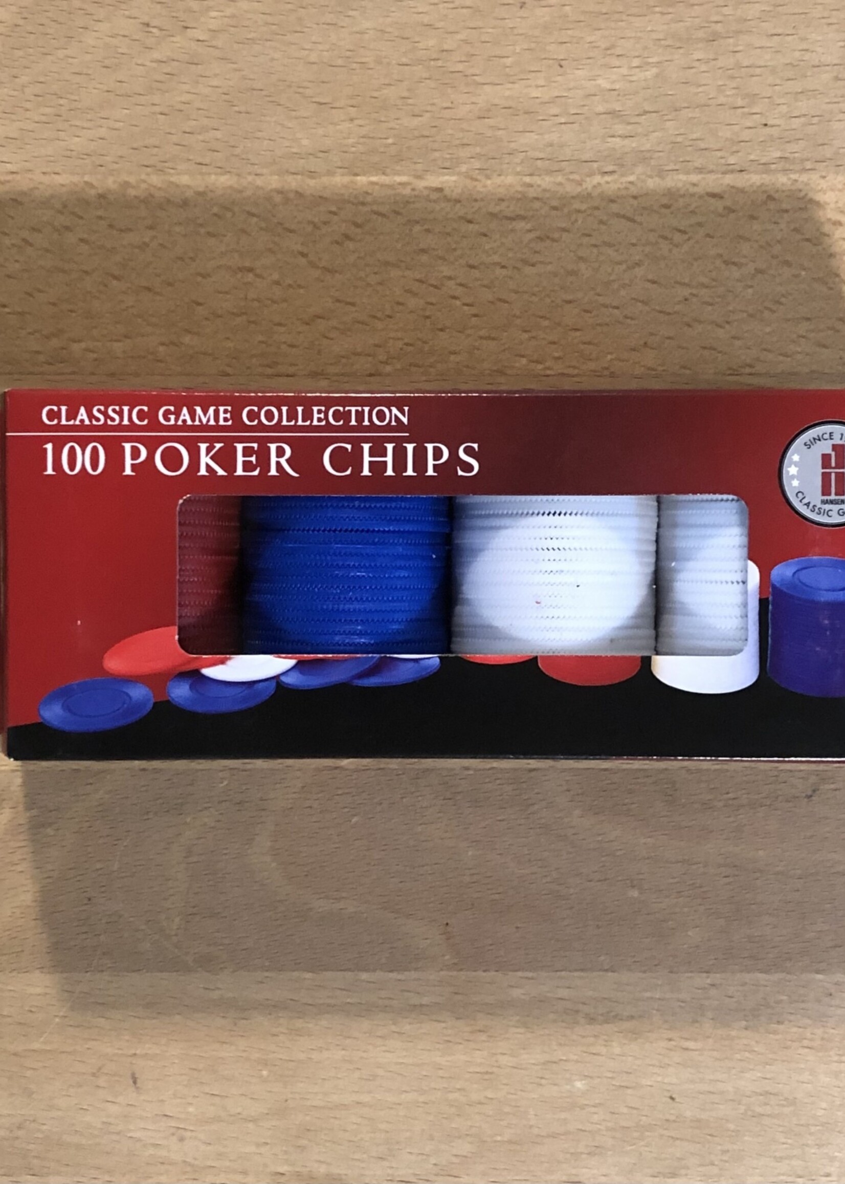 John Hansen 100 Poker Chips