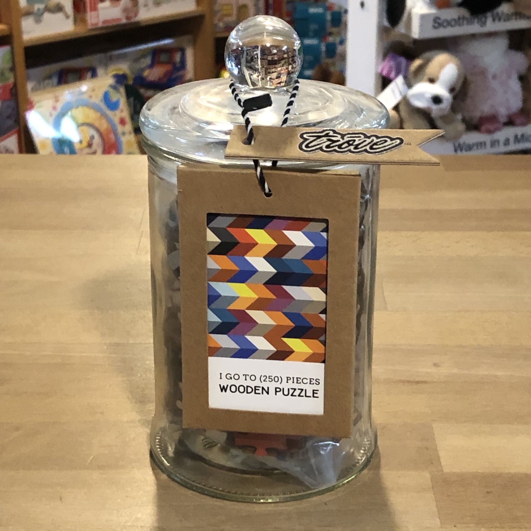 Glass Puzzle - Herringbone Repeat