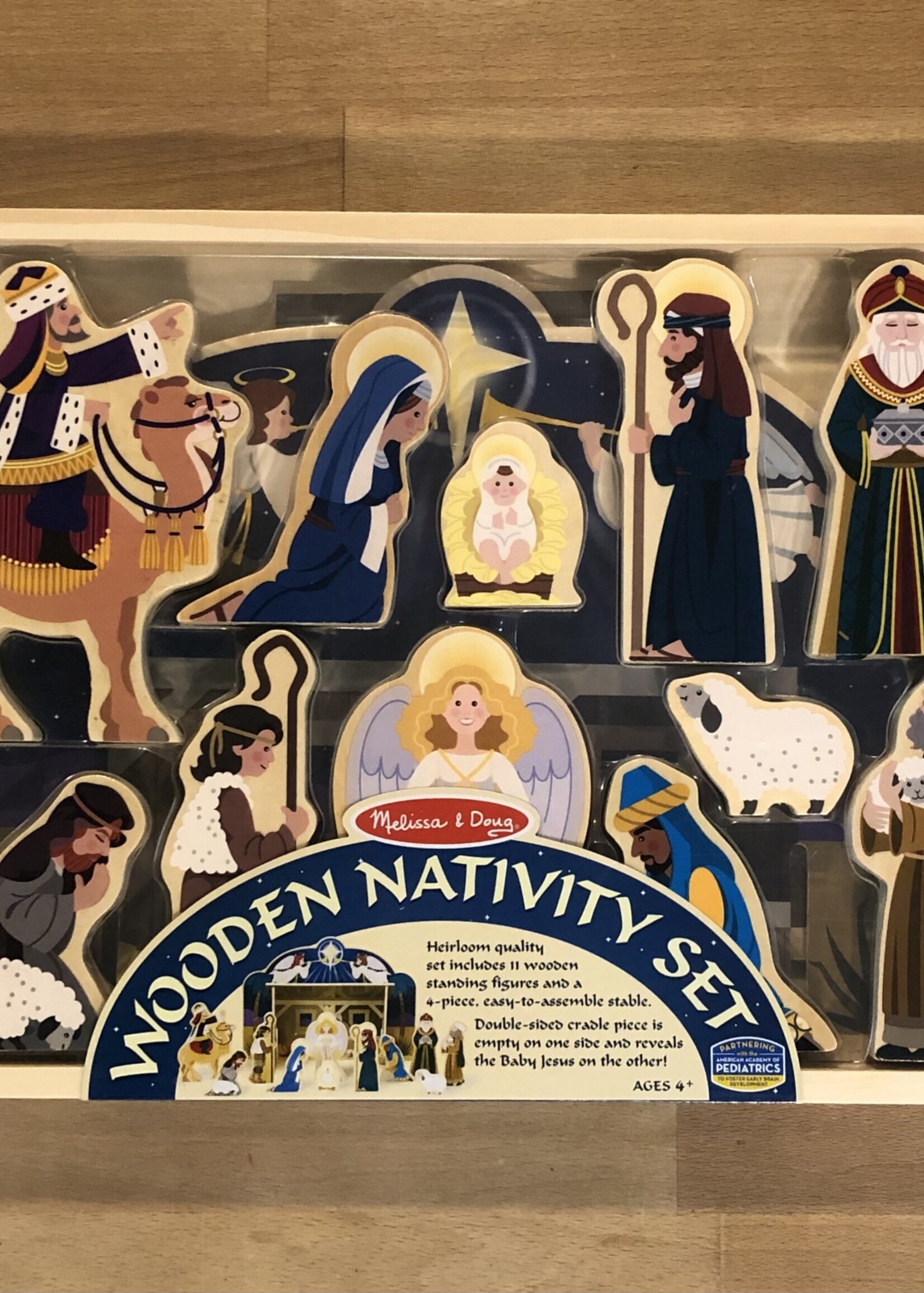 Melissa & Doug Wooden Nativity Set