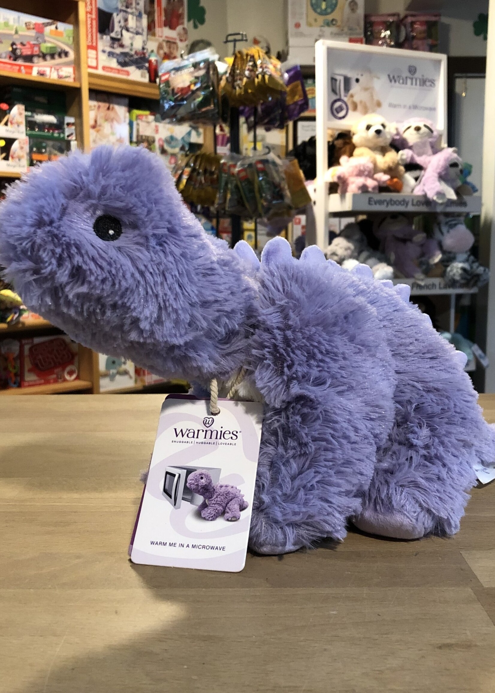 Warmies Warmies - Purple Long-Necked Dinosaur