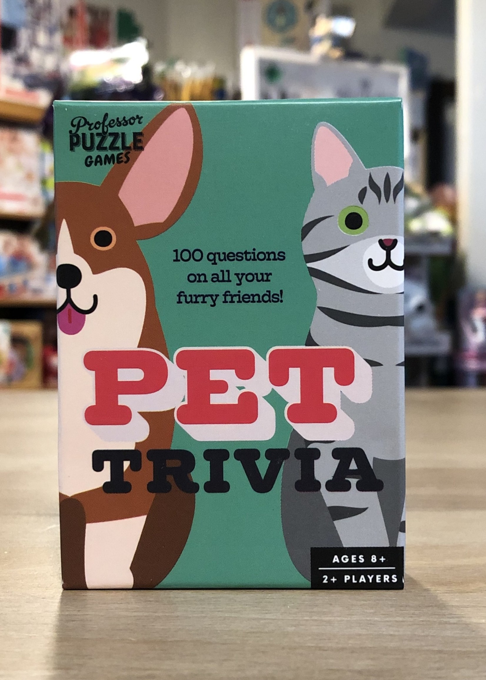 Professor Puzzle Card Game - Pet Trivia