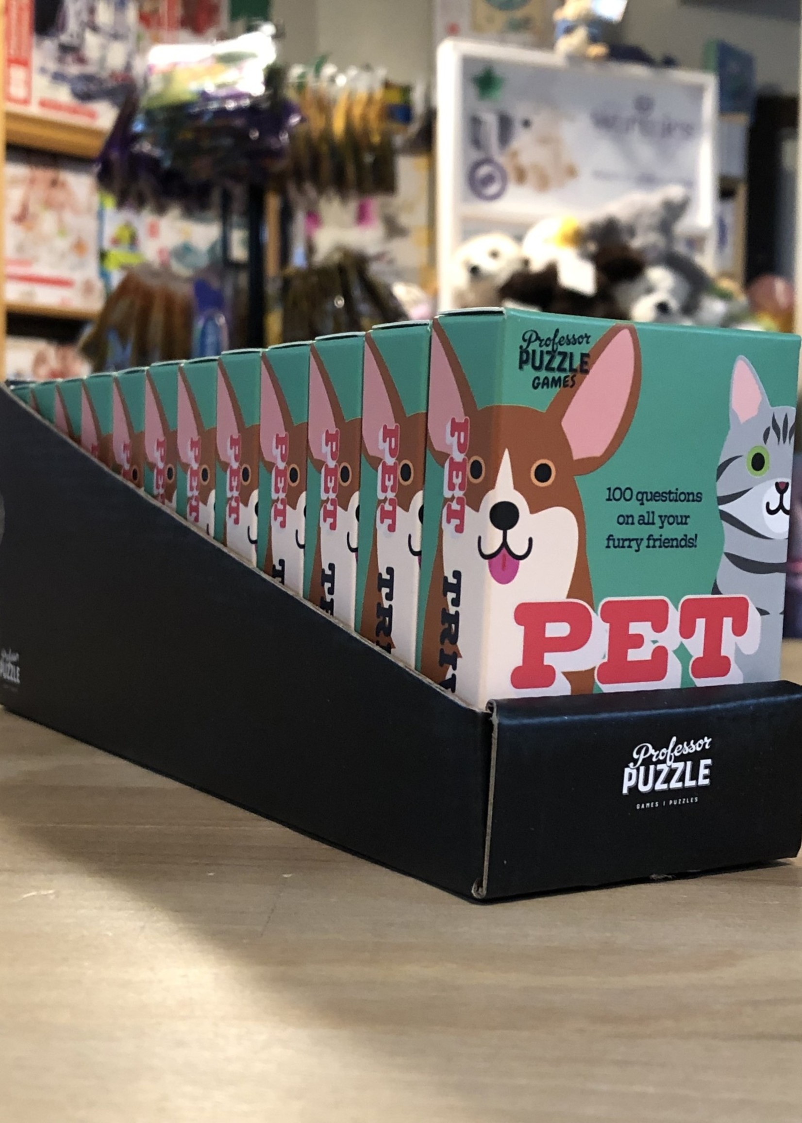 Professor Puzzle Card Game - Pet Trivia