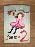 Greeting card, Kids Bday Card - Sweet Fairy 2nd