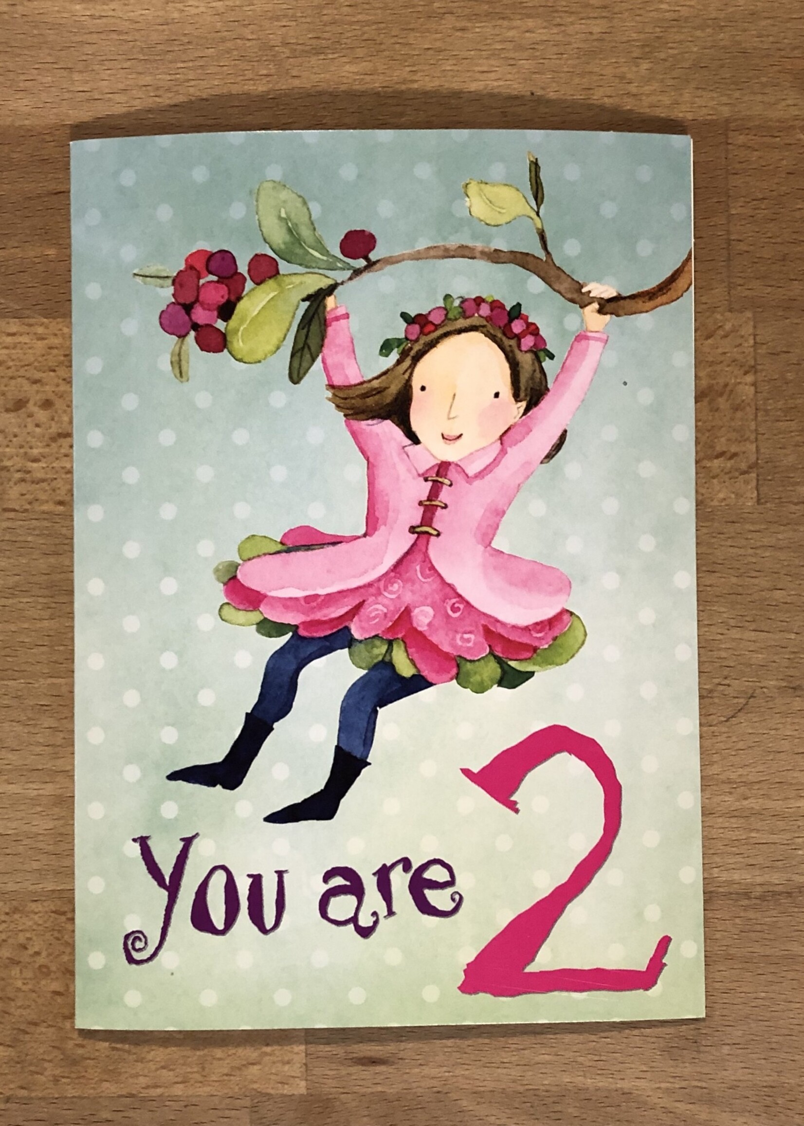 Greeting card, Kids Bday Card - Sweet Fairy 2nd