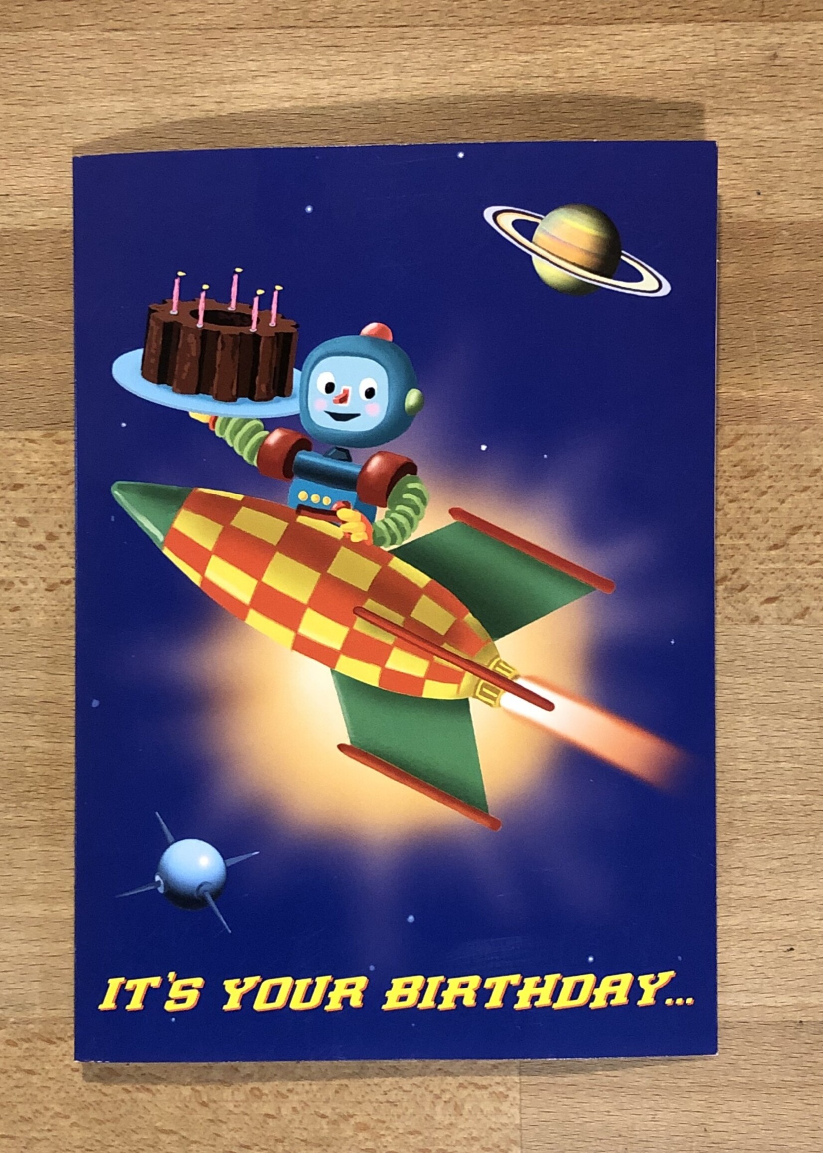 Greeting card, Have A Blast Robot Birthday Card