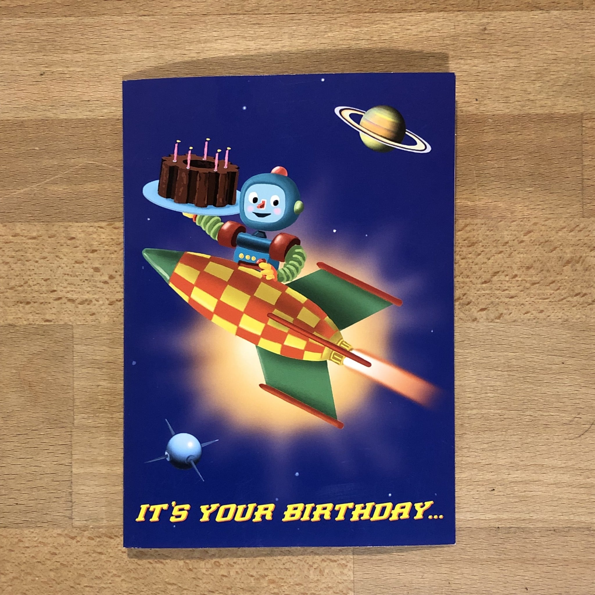 Greeting card, Have A Blast Robot Birthday Card