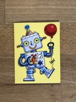 Mini Cards - Robot Birthday