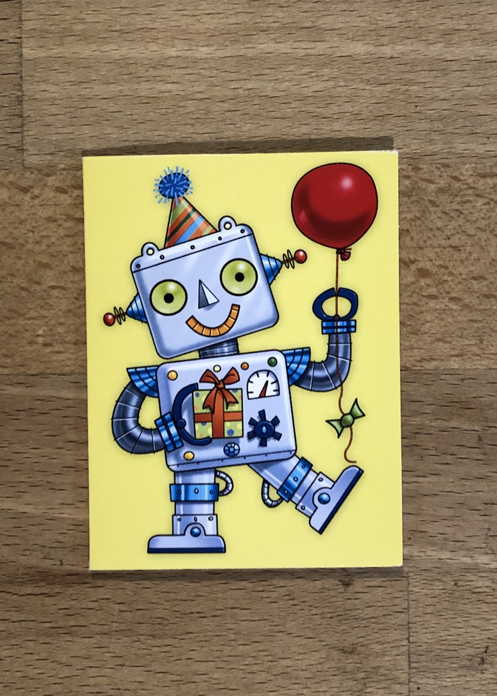 Mini Cards - Robot Birthday