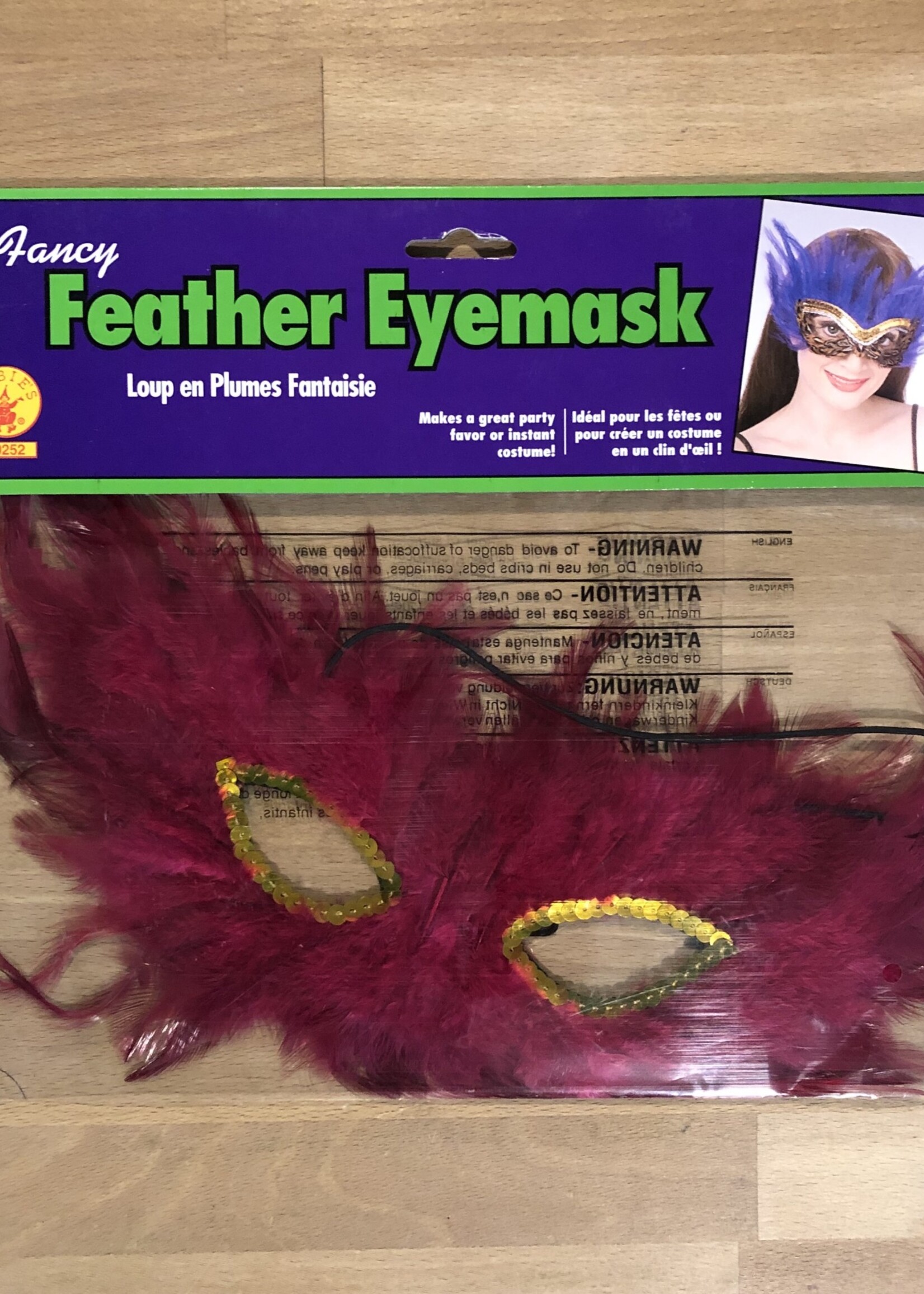 Fancy Feather Eyemask