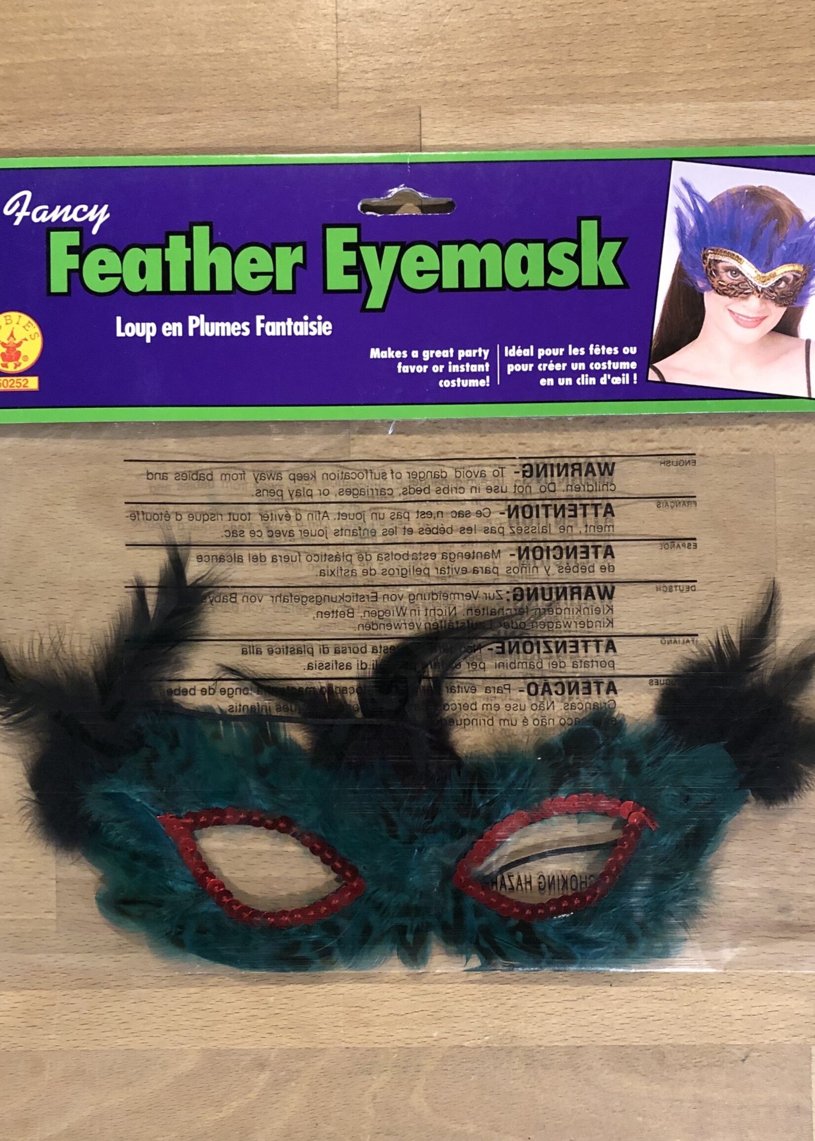 Fancy Feather Eyemask