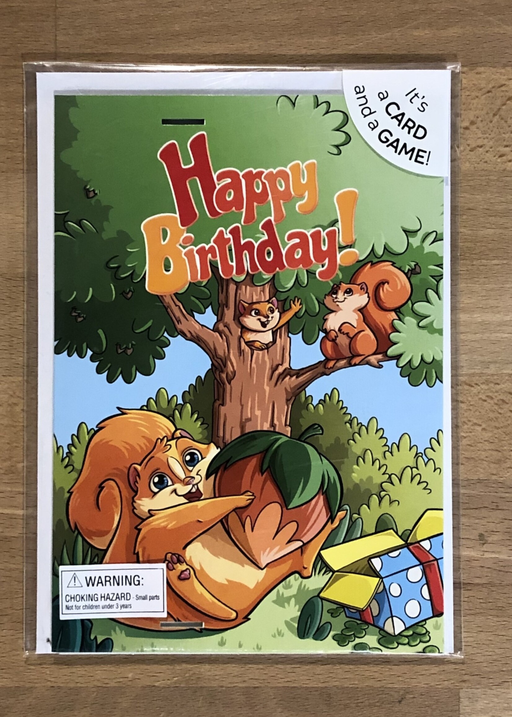 Greeting Card- Pop ‘n Play  Birthday Squirrel